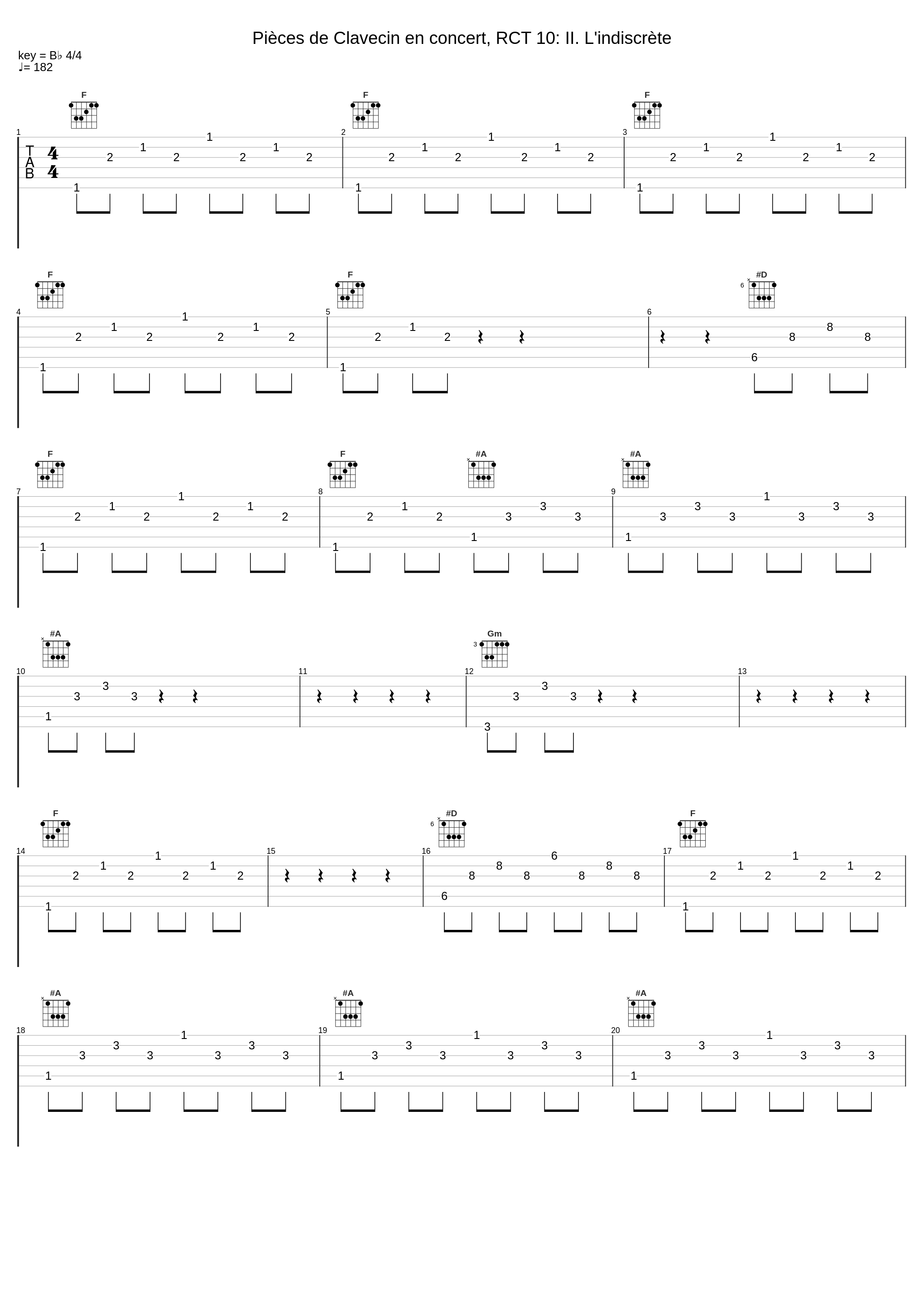 Pièces de Clavecin en concert, RCT 10: II. L'indiscrète_Alexander Paley_1