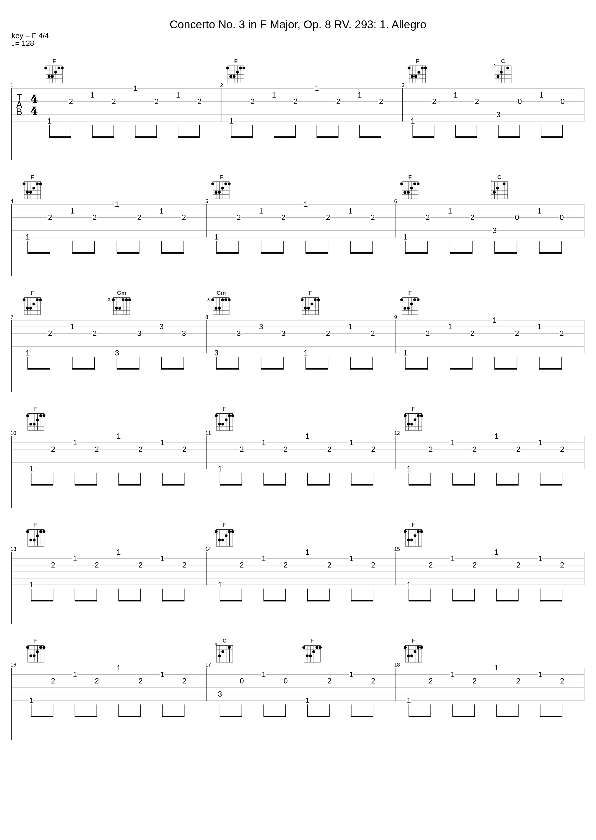 Concerto No. 3 in F Major, Op. 8 RV. 293: 1. Allegro_Orchestre de Saint-Christol,Antonio Vivaldi_1