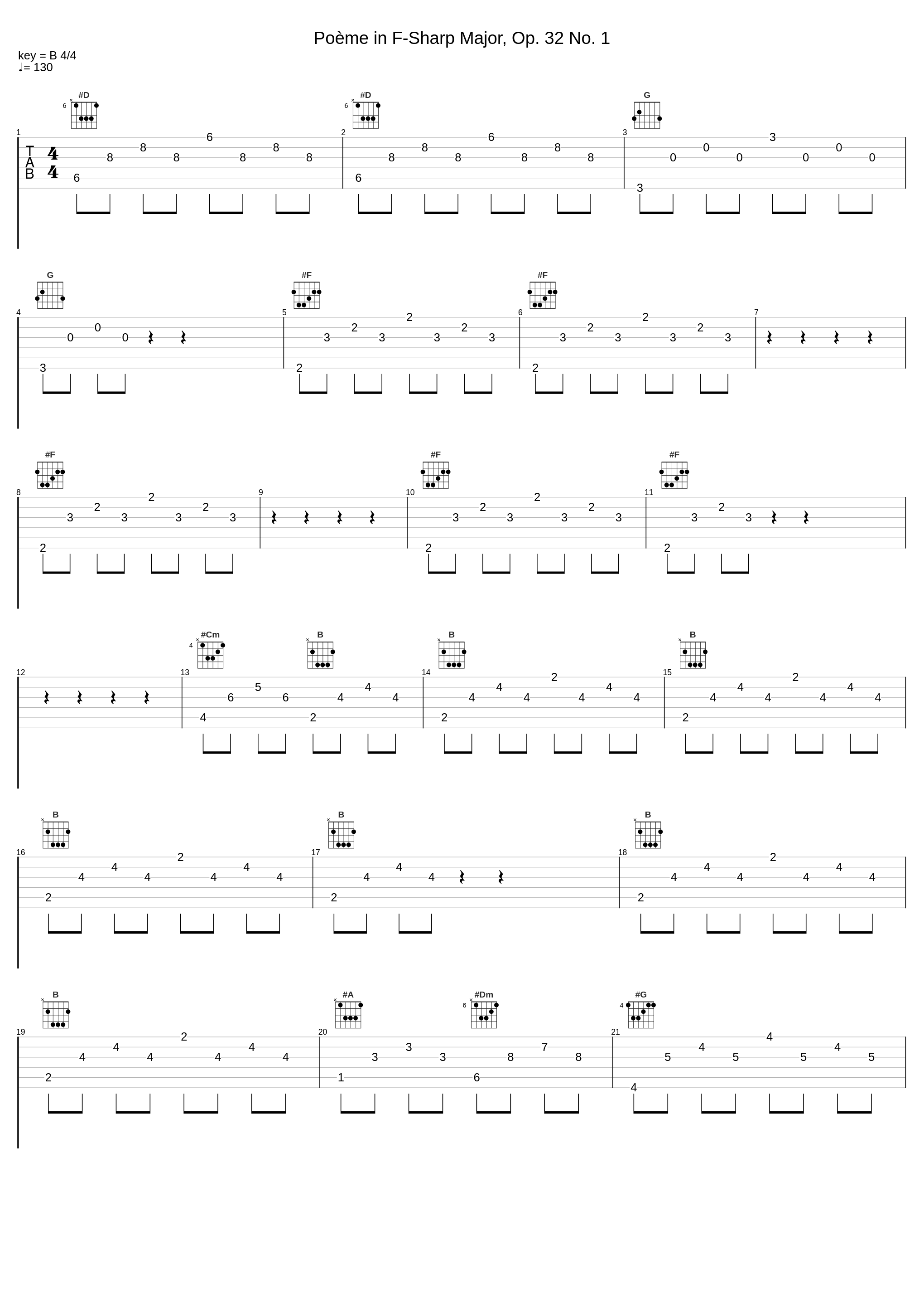 Poème in F-Sharp Major, Op. 32 No. 1_Vladimir Horowitz,Alexander Scriabin_1