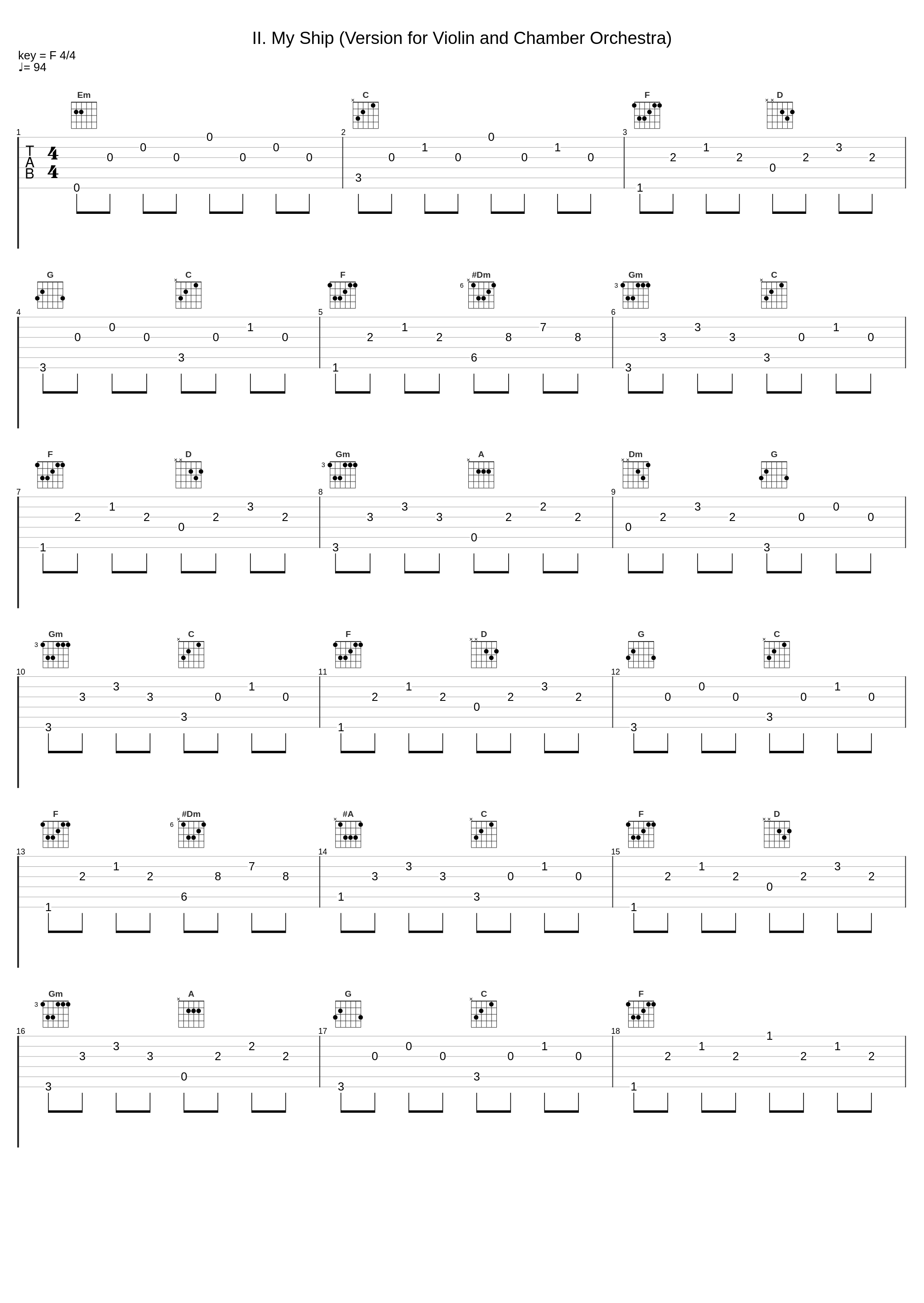 II. My Ship (Version for Violin and Chamber Orchestra)_Daniel Hope,Joscho Stephan,Alexander Ponet,Zürcher Kammerorchester_1