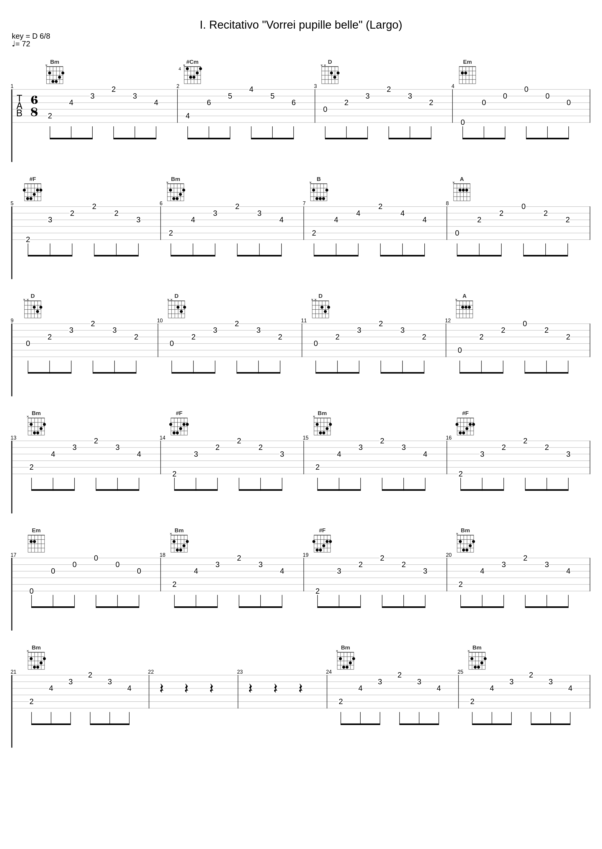 I. Recitativo "Vorrei pupille belle" (Largo)_Radu Marian,Ars Antiqua Austria,Gunar Letzbor,Antonio Maria Bononcini,Anonymous_1