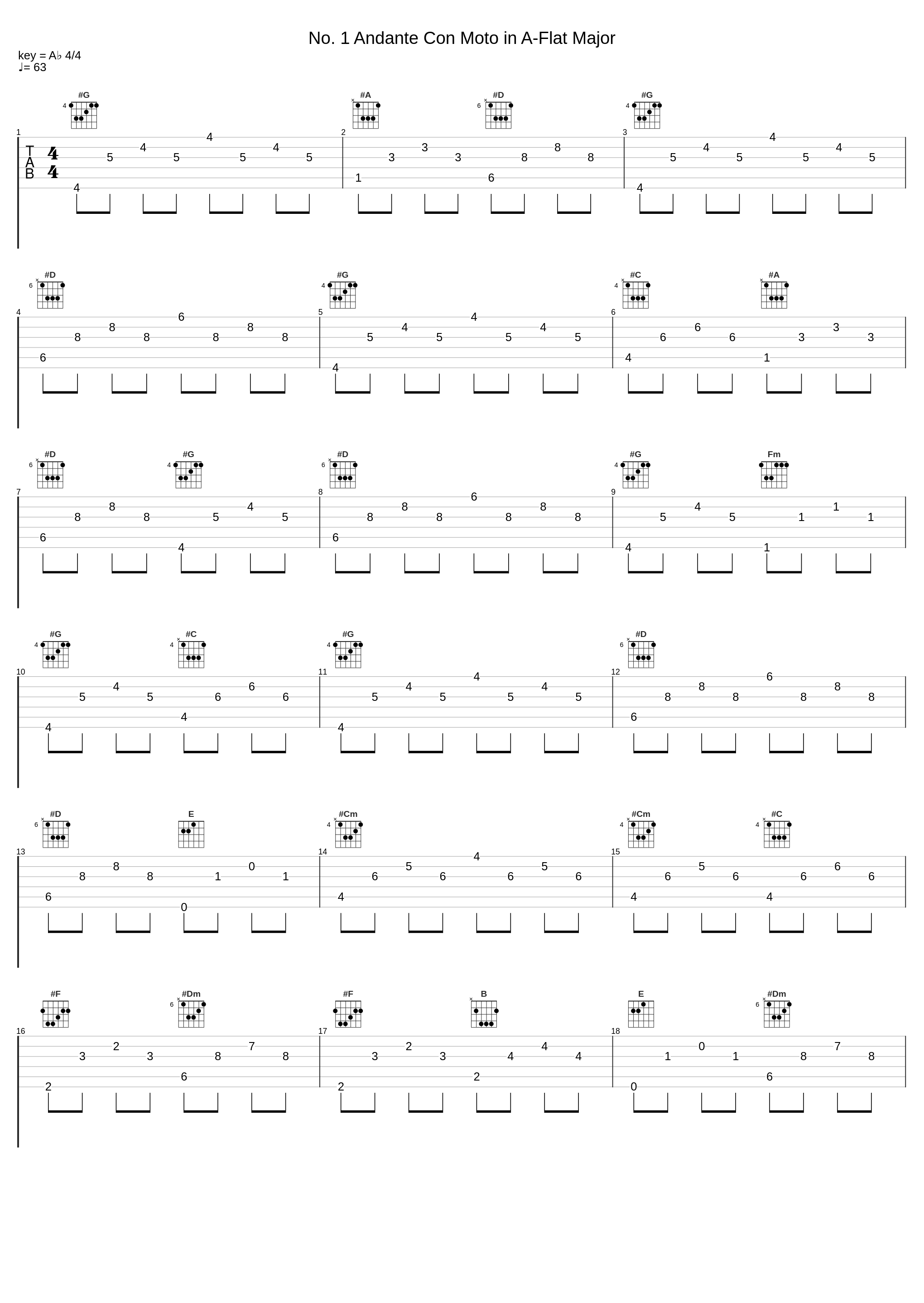 No. 1 Andante Con Moto in A-Flat Major_Ilse von Alpenheim_1