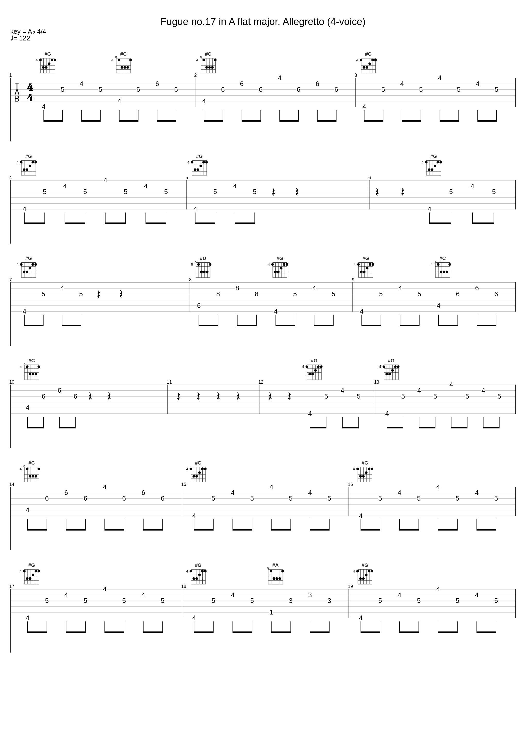 Fugue no.17 in A flat major. Allegretto (4-voice)_Alexander Melnikov_1