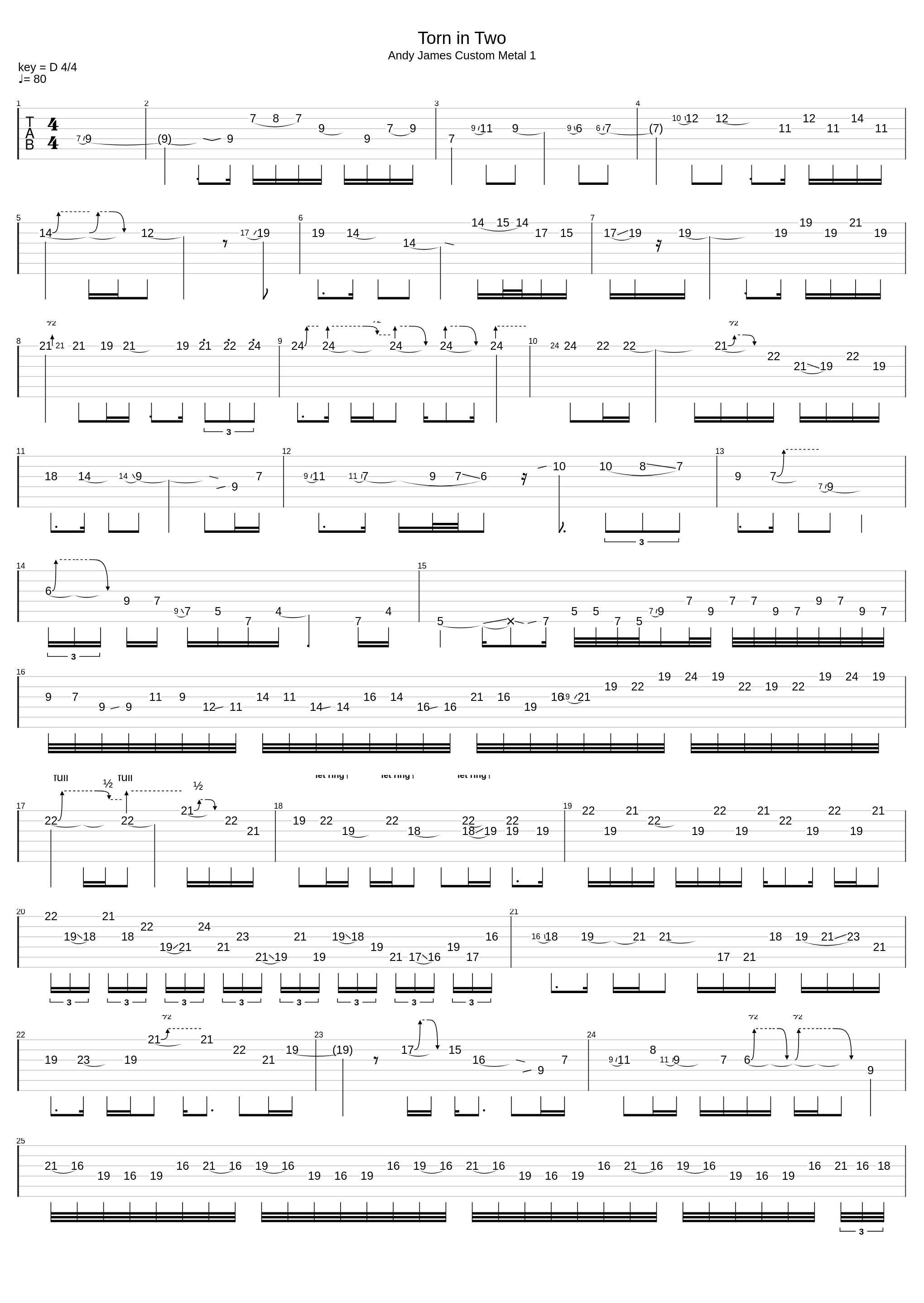 Torn In Two_A James_1