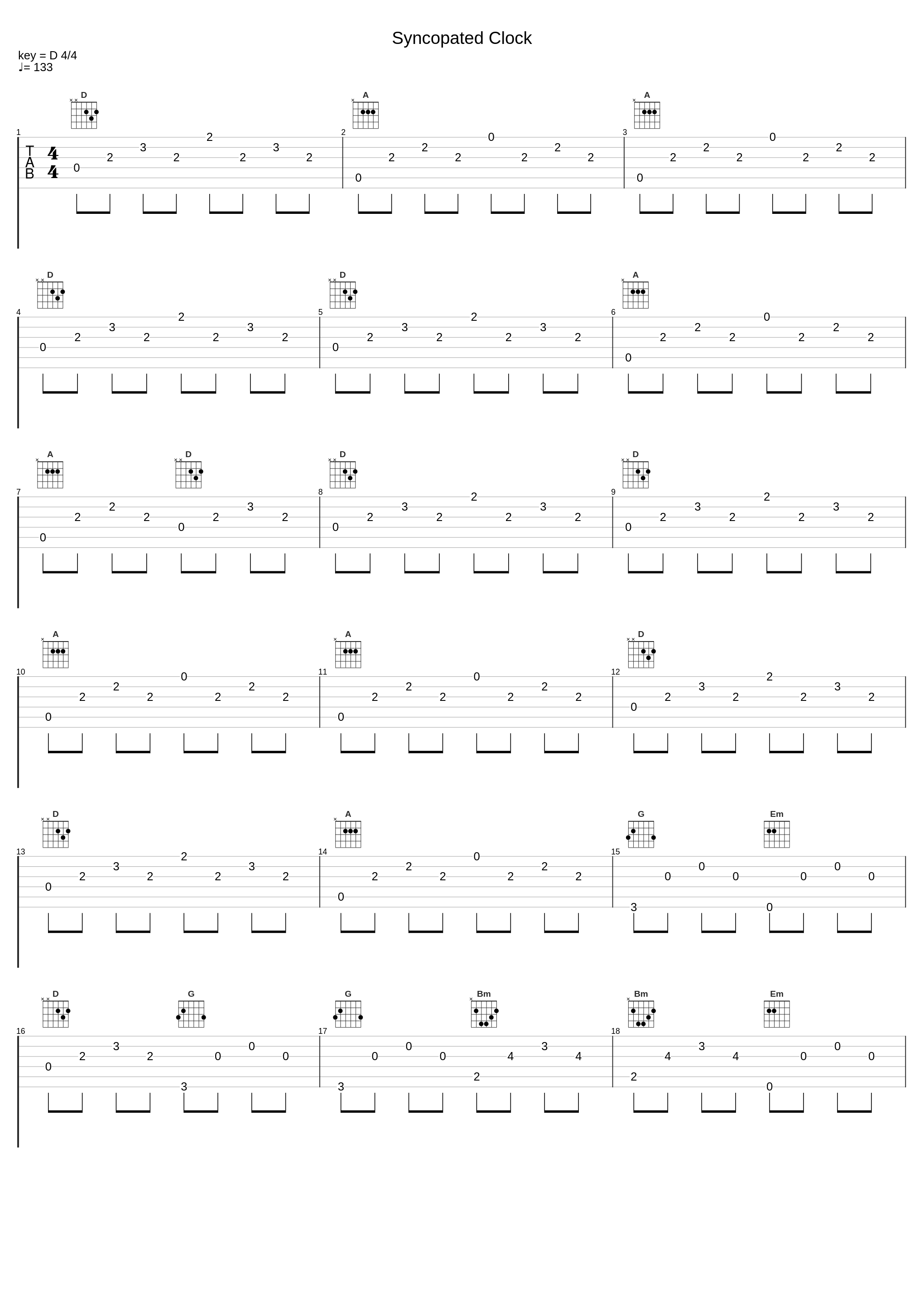 Syncopated Clock_Percy Faith_1