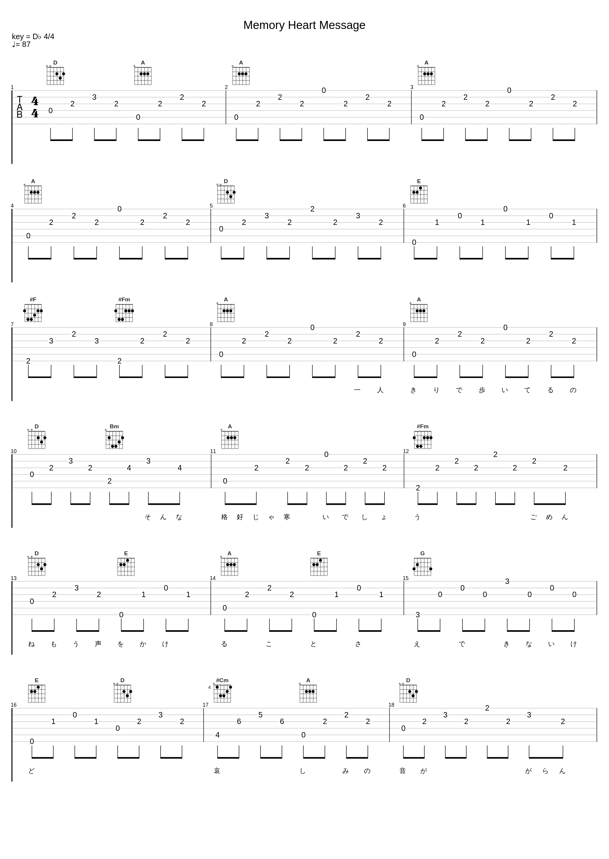 Memory Heart Message_早见沙织_1