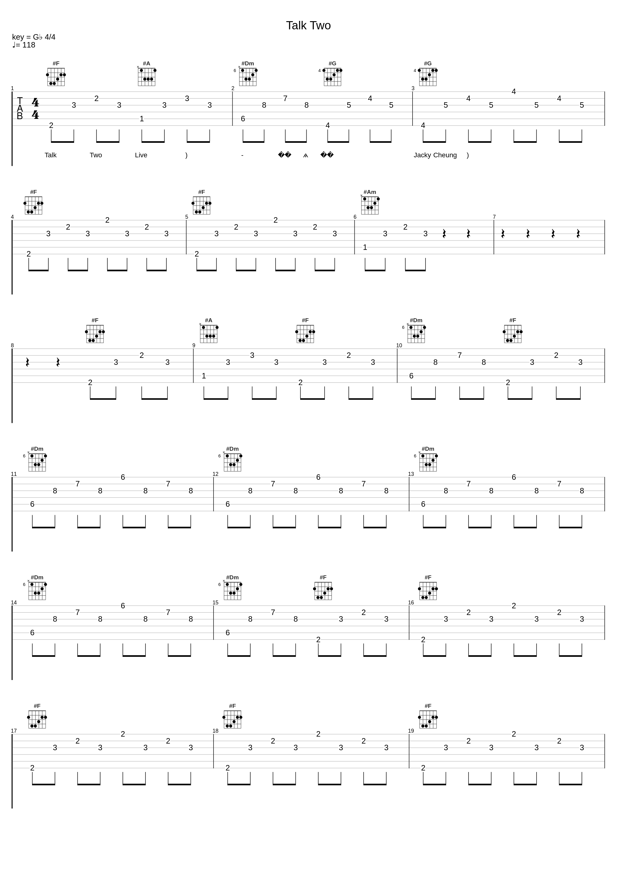 Talk Two_张学友_1