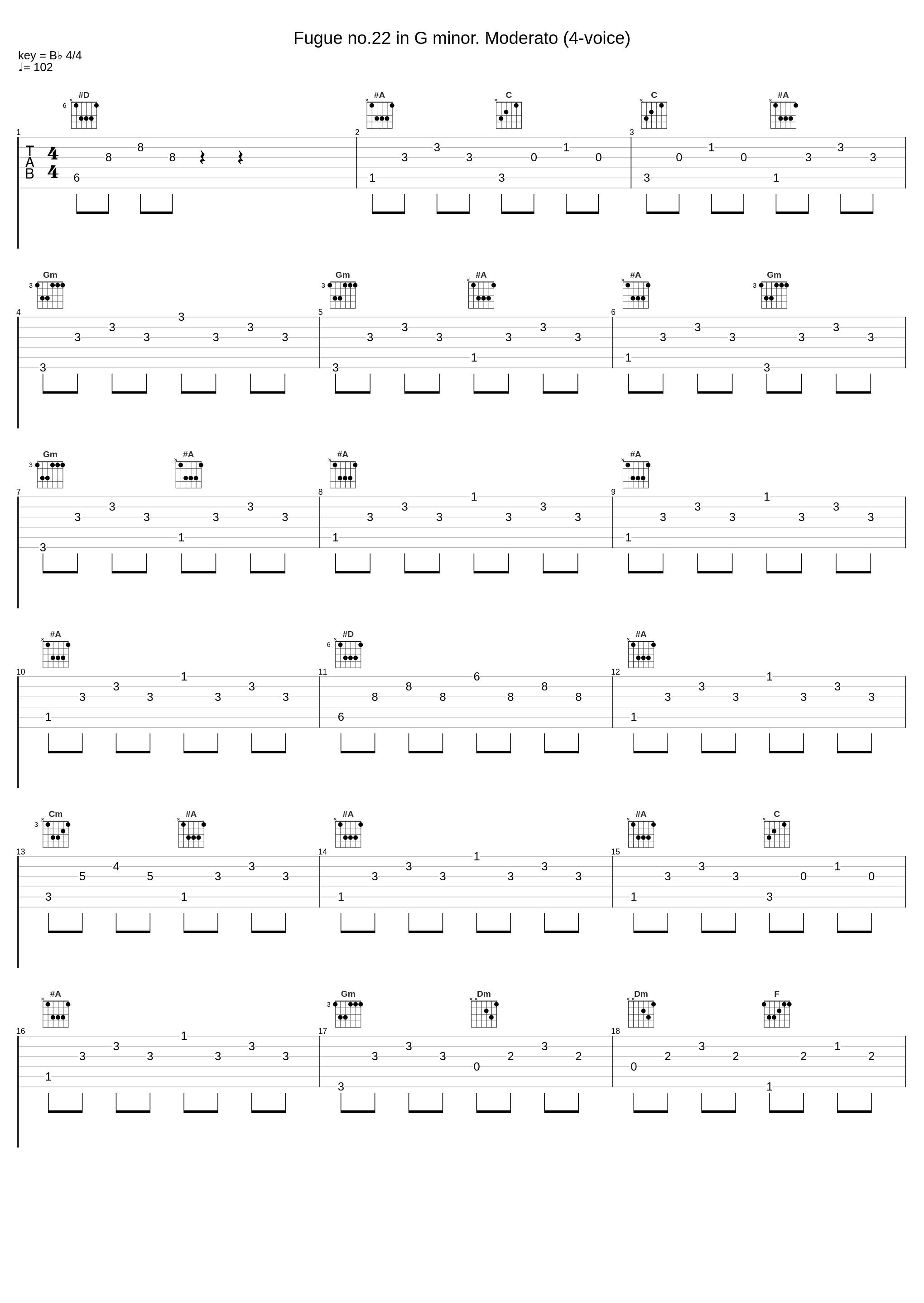 Fugue no.22 in G minor. Moderato (4-voice)_Alexander Melnikov_1