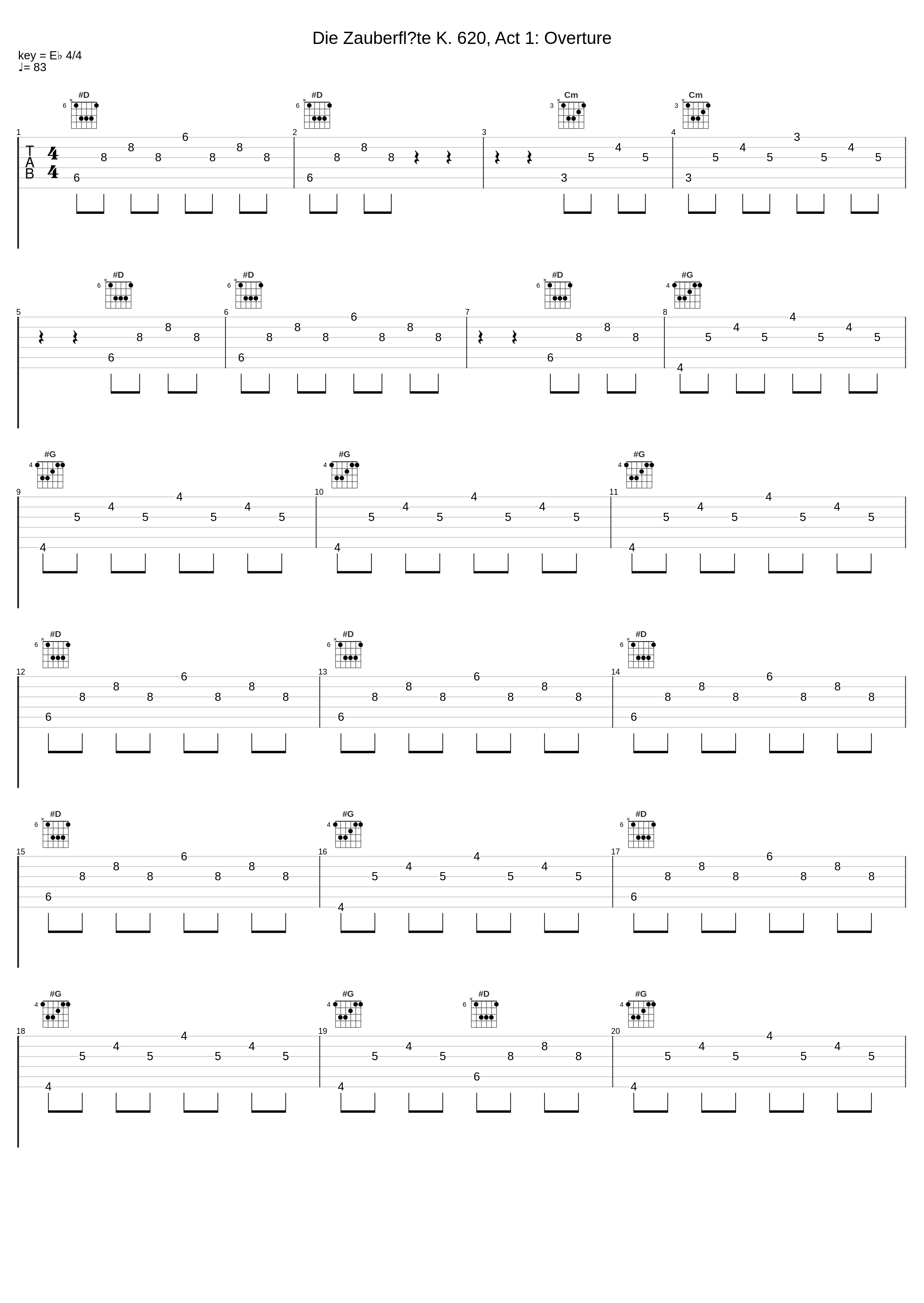 Die Zauberflöte K. 620, Act 1: Overture_Wiener Philharmoniker,Herbert von Karajan_1