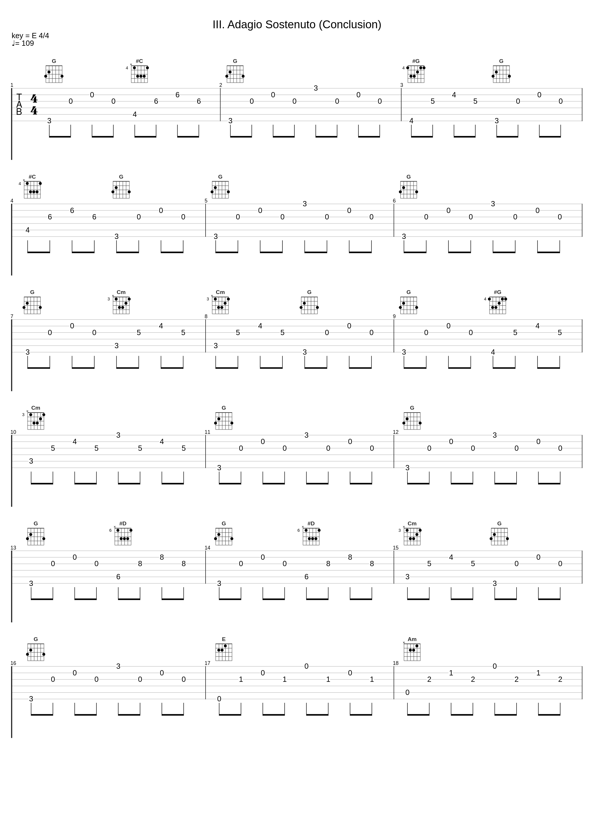 III. Adagio Sostenuto (Conclusion)_Bill Justis_1