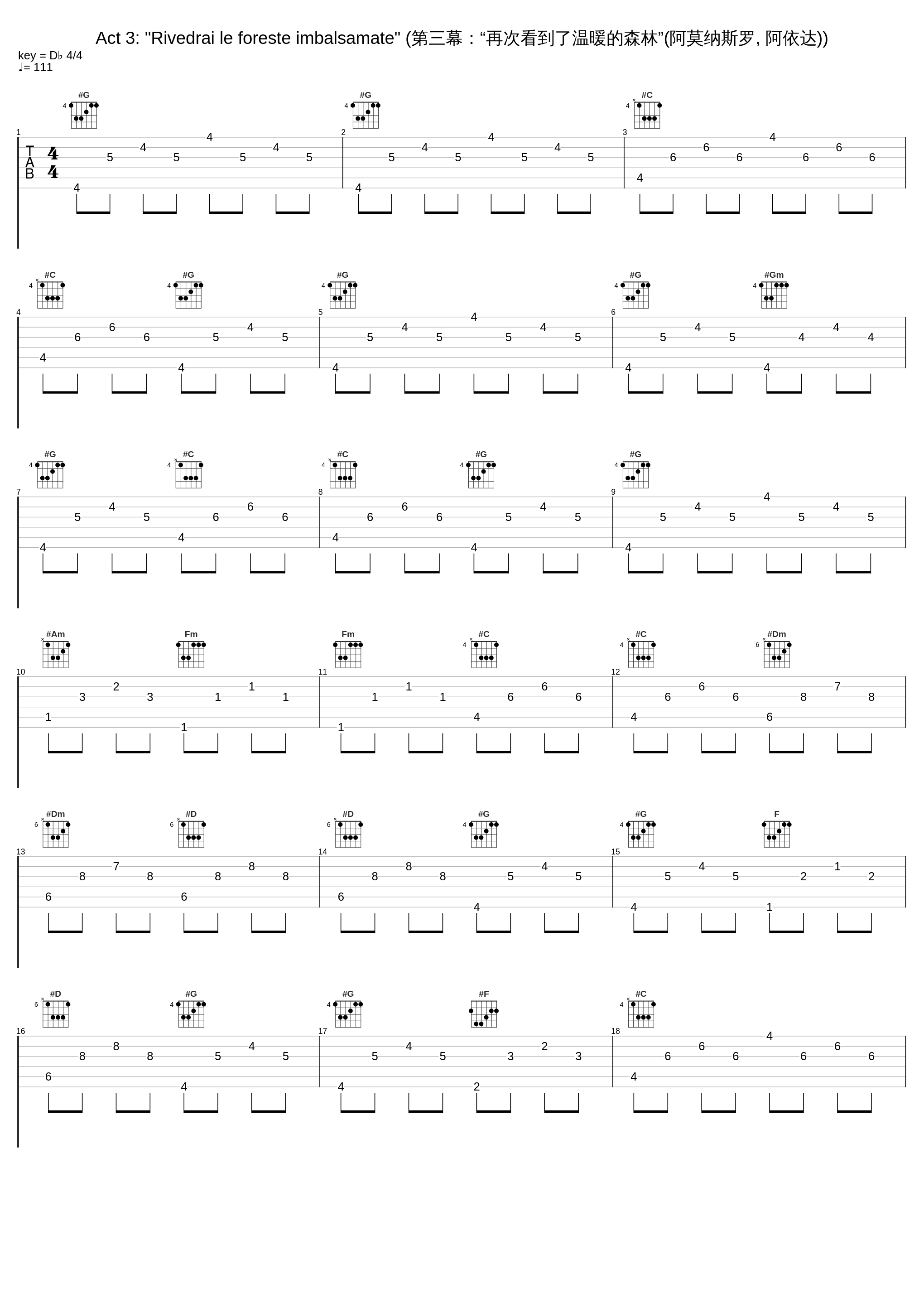 Act 3: "Rivedrai le foreste imbalsamate"  (第三幕：“再次看到了温暖的森林”(阿莫纳斯罗, 阿依达))_Antonio Pappano_1