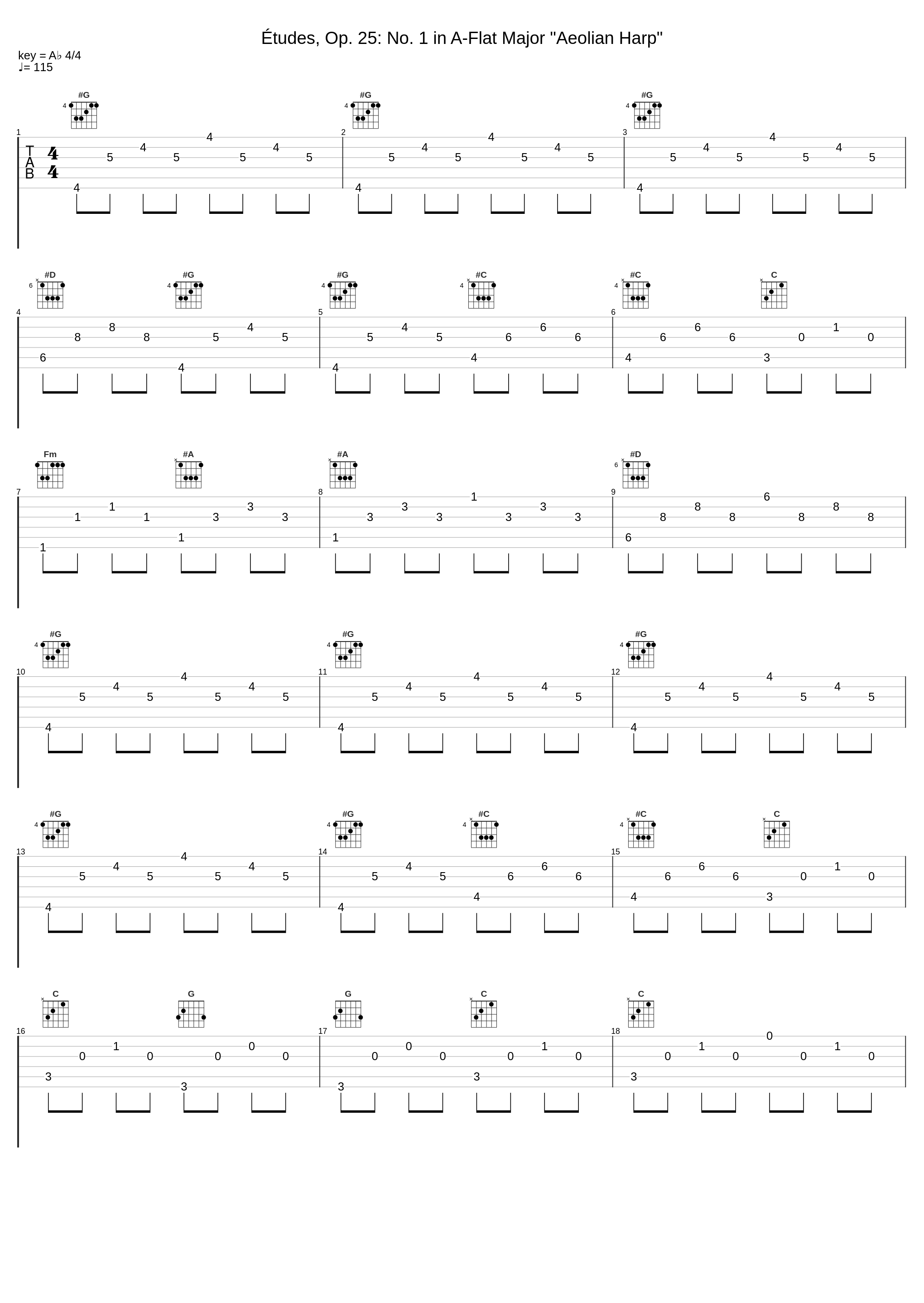 Études, Op. 25: No. 1 in A-Flat Major "Aeolian Harp"_Alexander Brailowsky_1