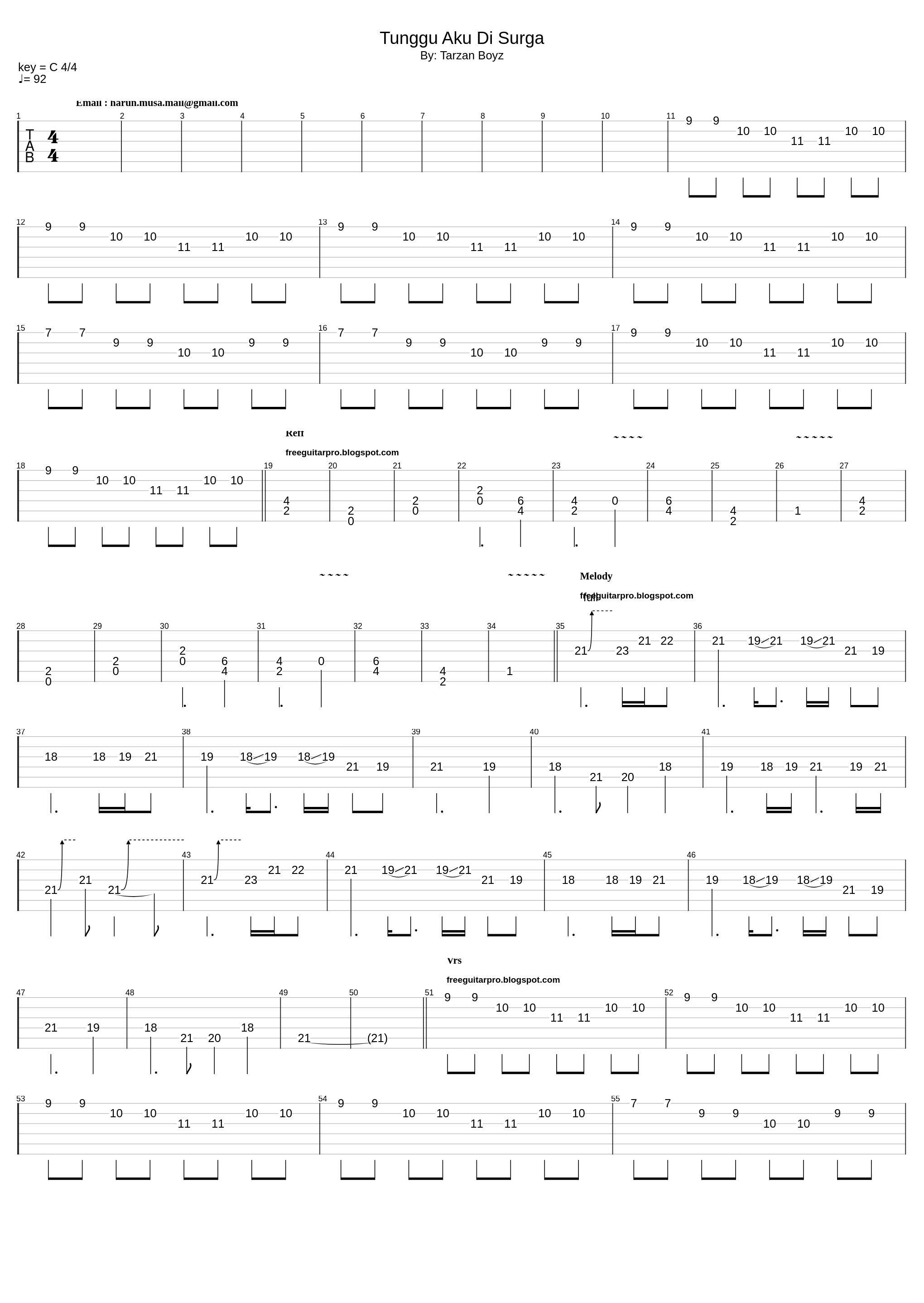 Tunggu Aku Di Surga_Tarzan Boyz_1