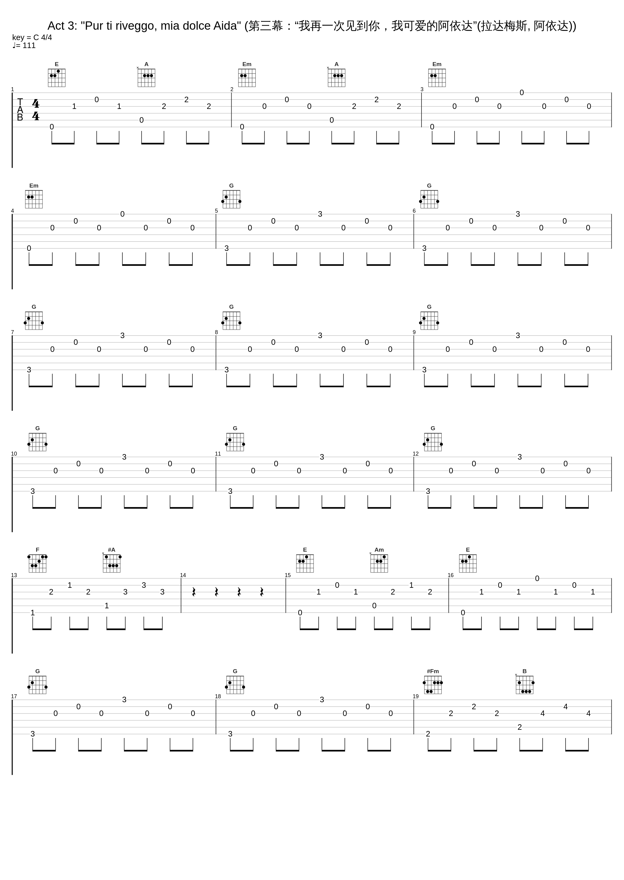 Act 3: "Pur ti riveggo, mia dolce Aida"  (第三幕：“我再一次见到你，我可爱的阿依达”(拉达梅斯, 阿依达))_Antonio Pappano_1