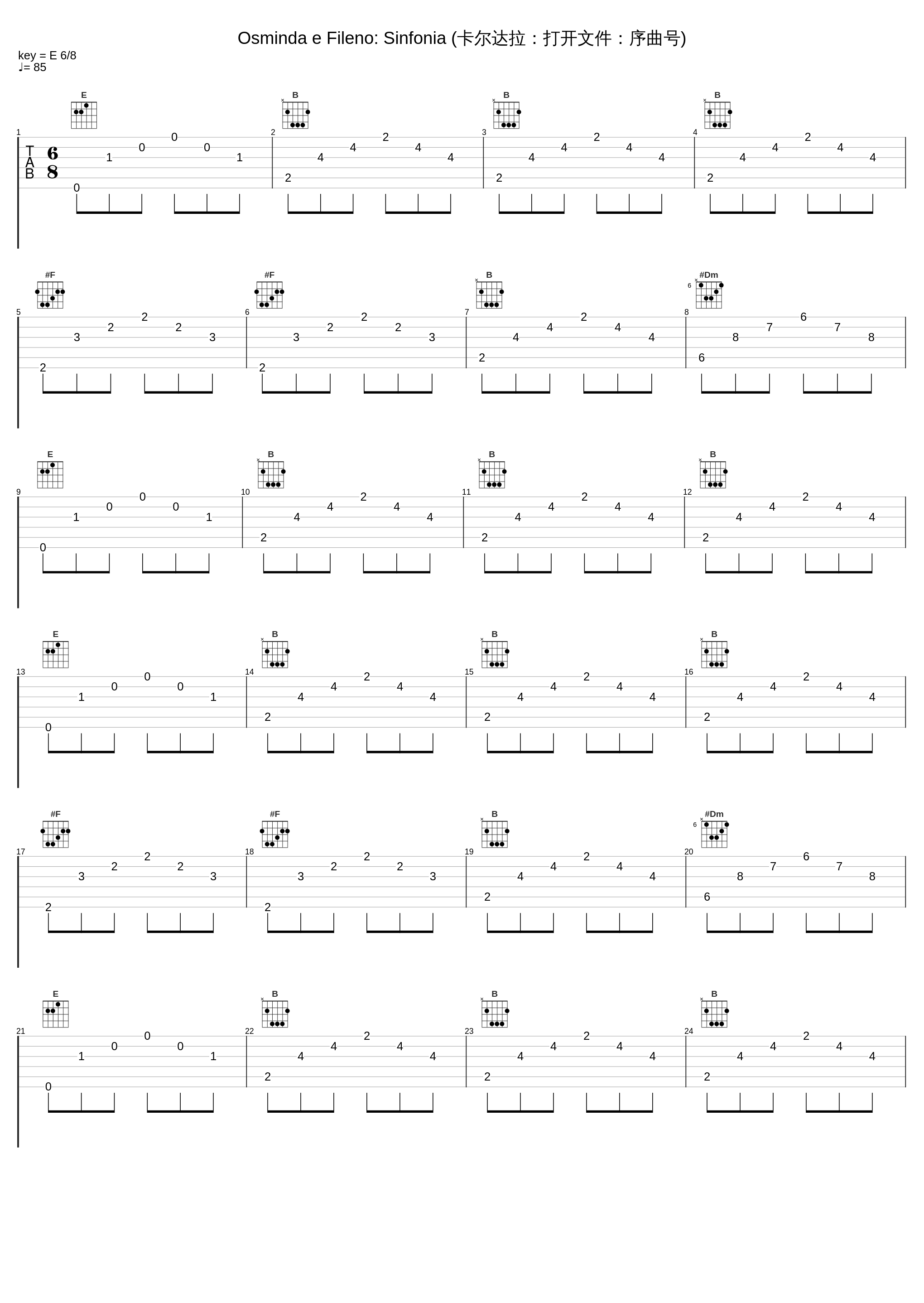 Osminda e Fileno: Sinfonia (卡尔达拉：打开文件：序曲号)_nuovo aspetto,Antonio Caldara_1