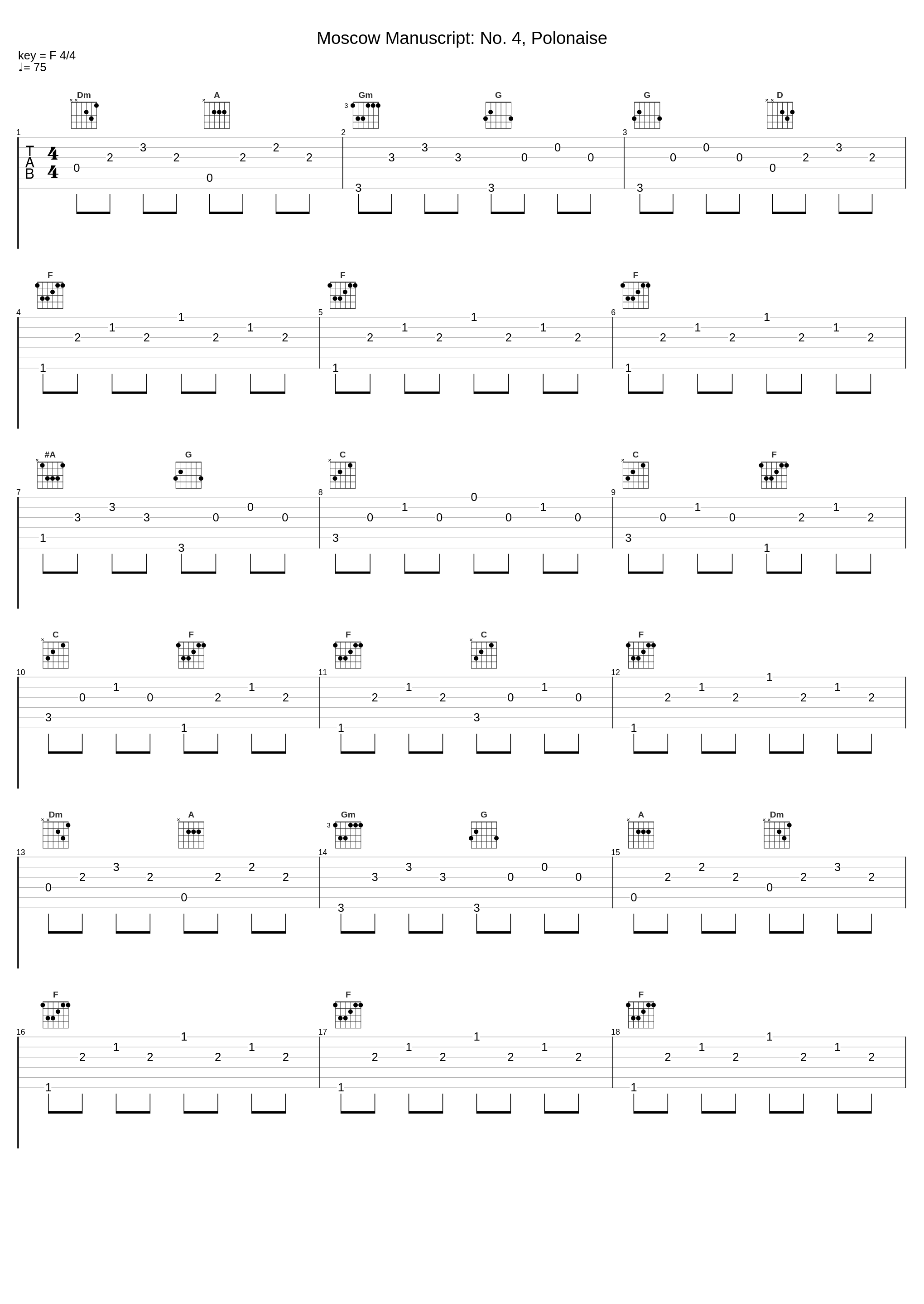 Moscow Manuscript: No. 4, Polonaise_Alexander Suetin_1