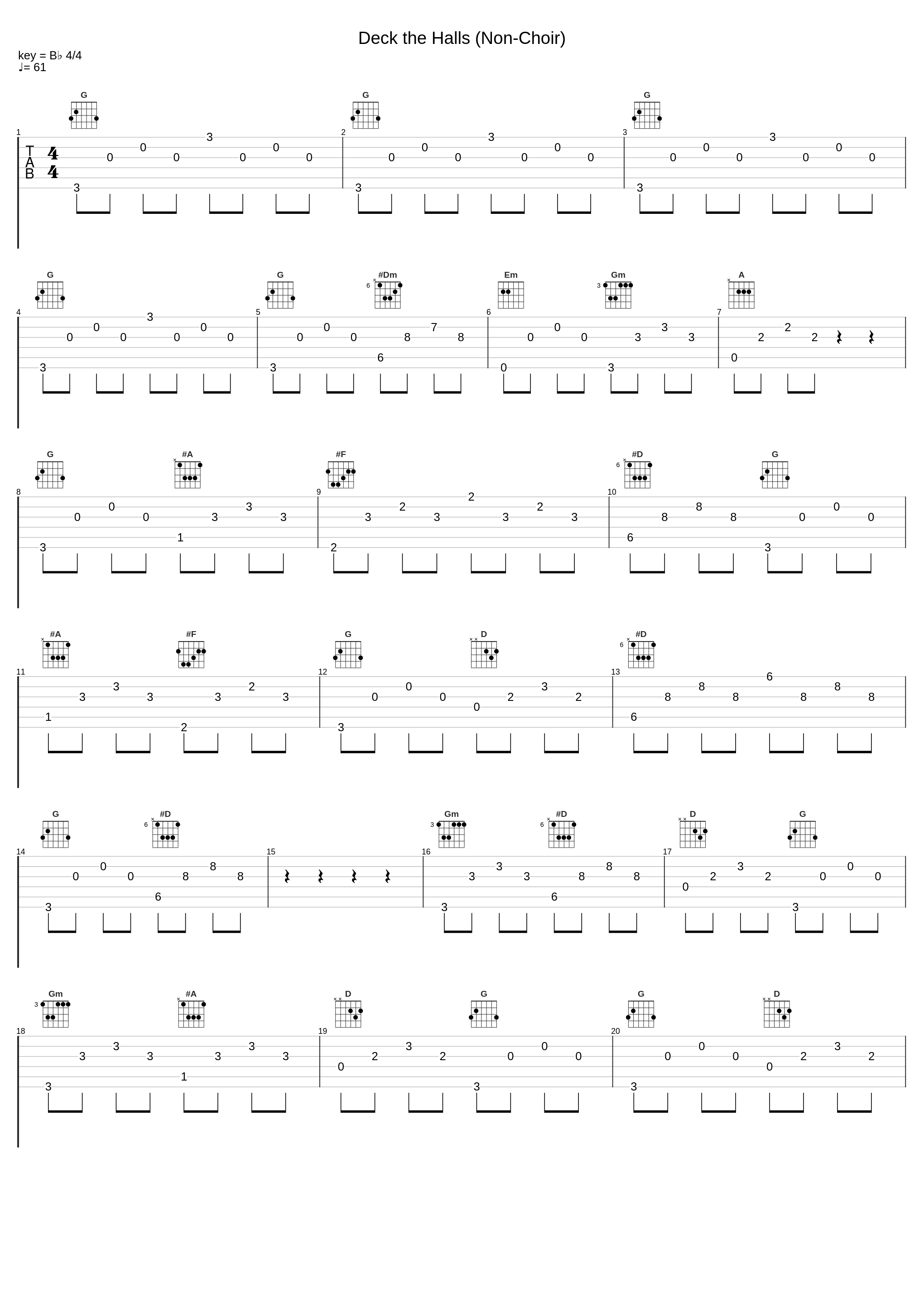 Deck the Halls (Non-Choir)_Position Music_1