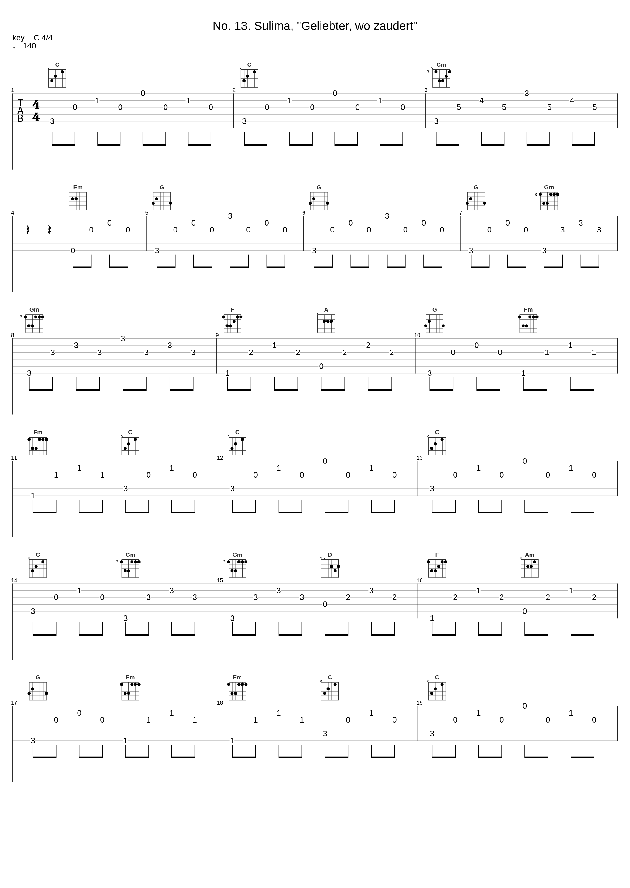 No. 13. Sulima, "Geliebter, wo zaudert"_Andreas Schmidt,Helmut Deutsch_1