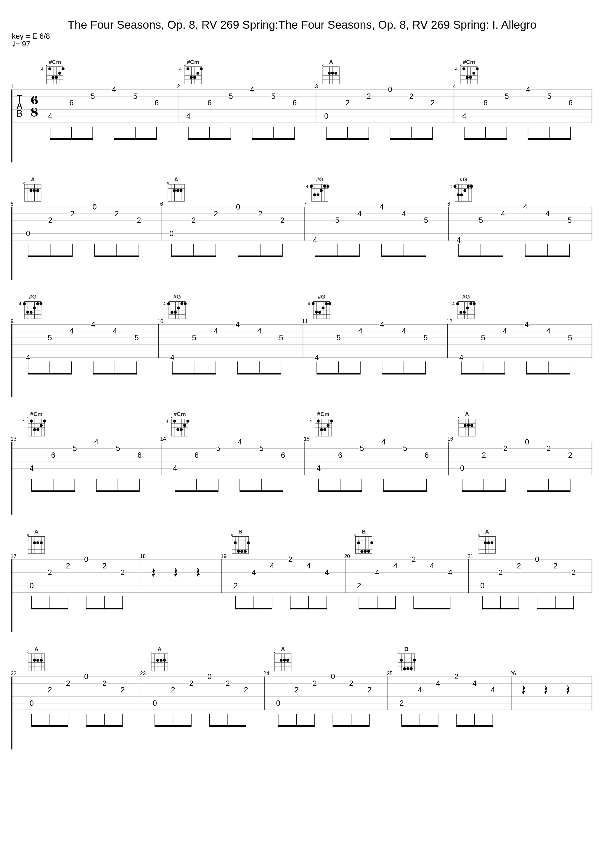 The Four Seasons, Op. 8, RV 269 Spring:The Four Seasons, Op. 8, RV 269 Spring: I. Allegro_Antonio Vivaldi,Interpreti Veneziani_1