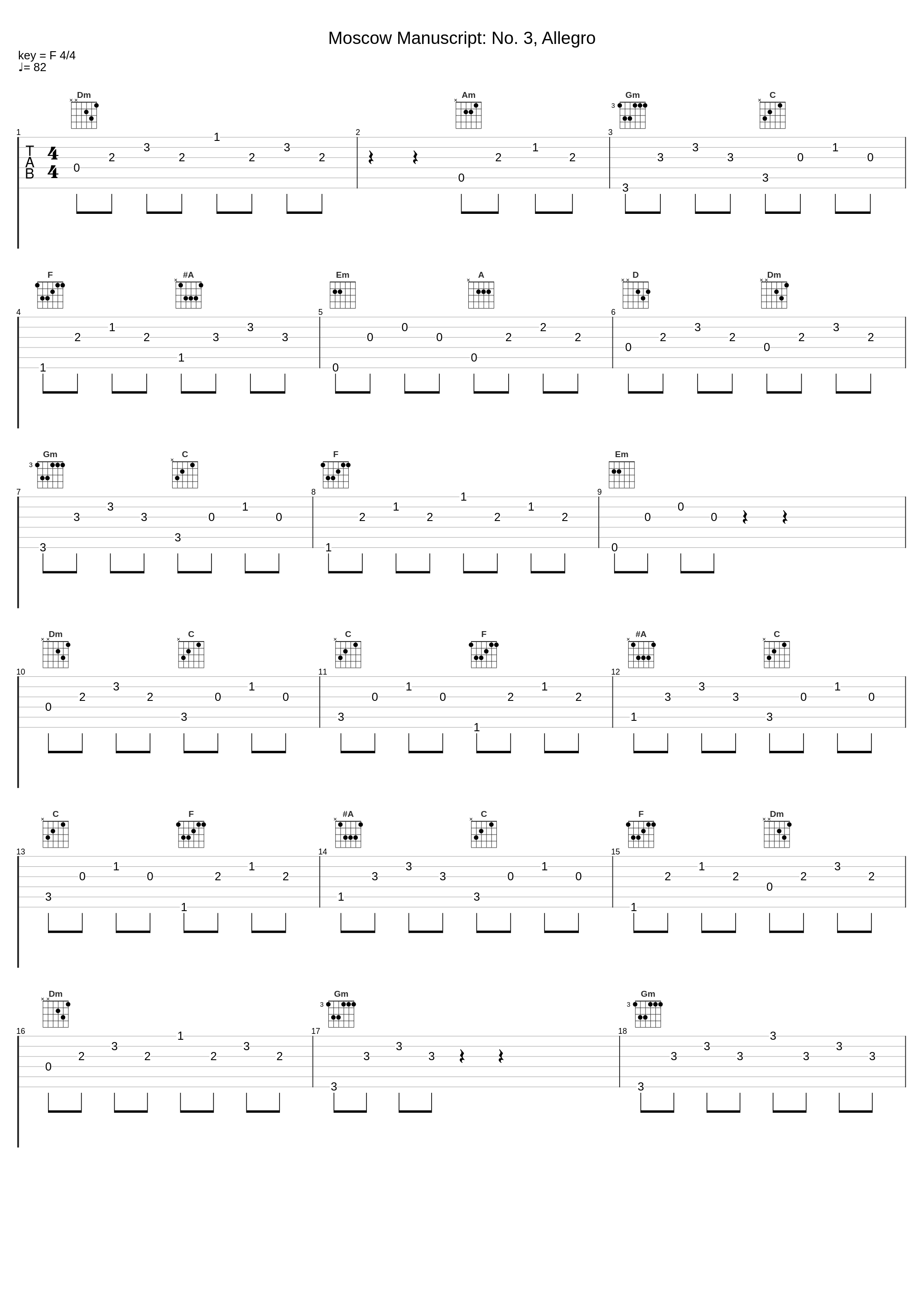 Moscow Manuscript: No. 3, Allegro_Alexander Suetin_1