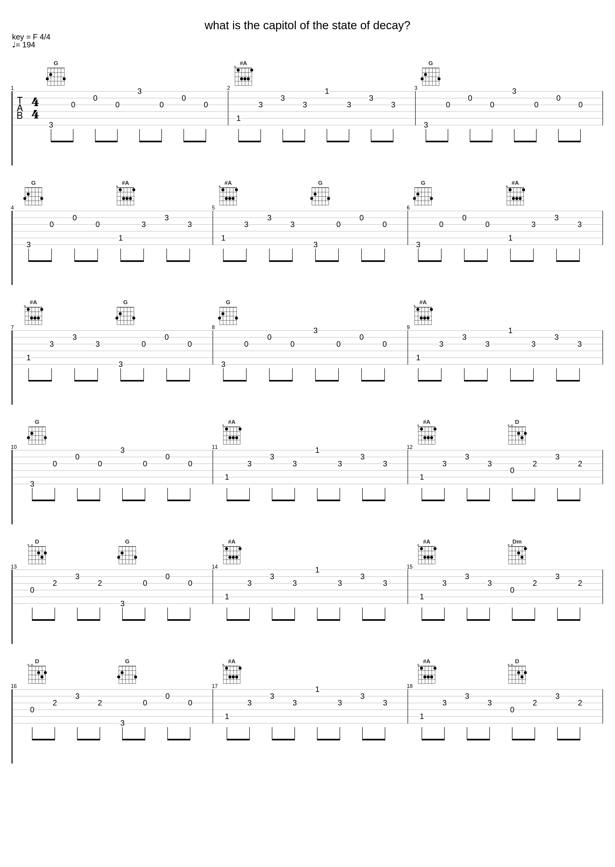 what is the capitol of the state of decay?_handkerchief code_1