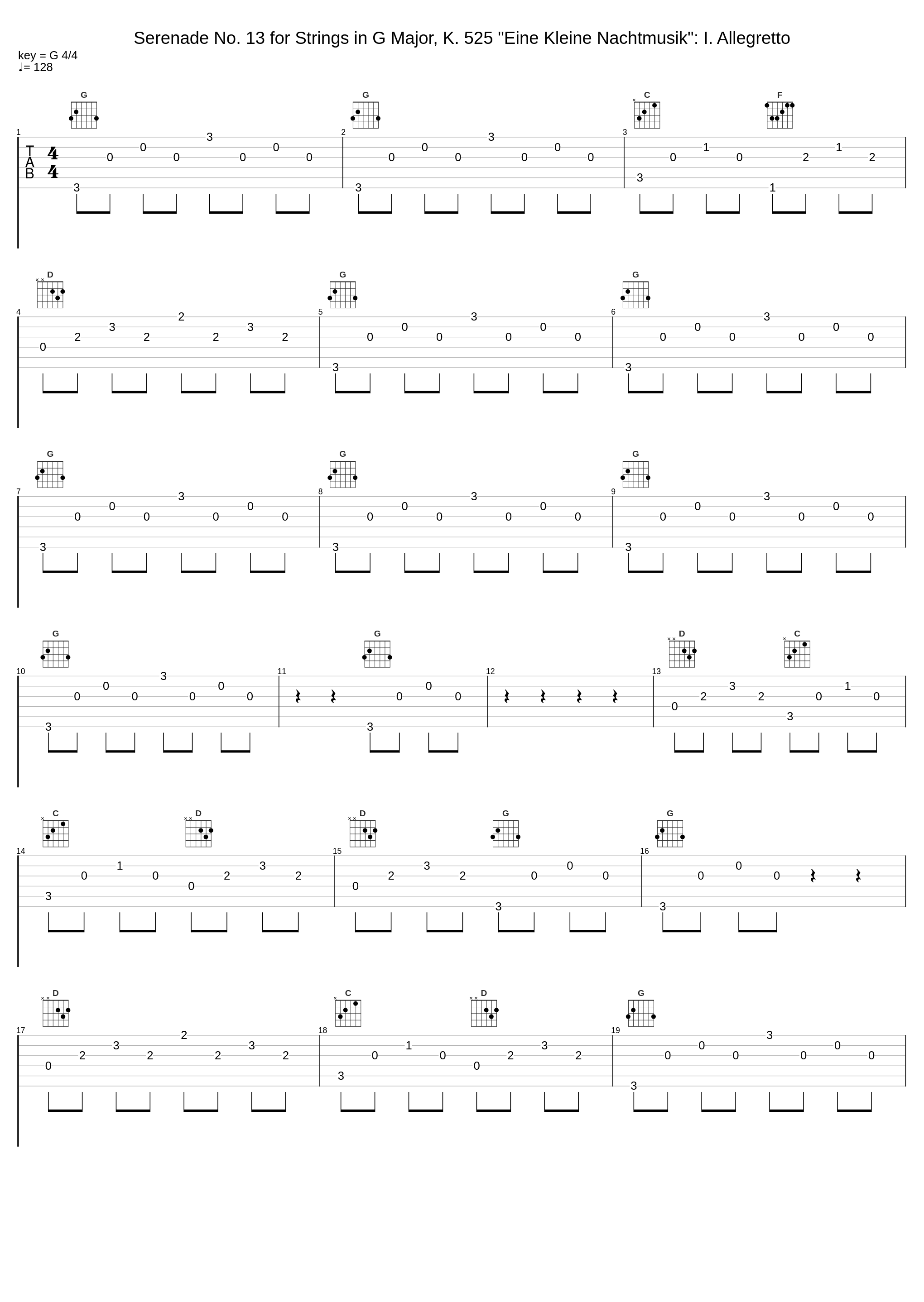 Serenade No. 13 for Strings in G Major, K. 525 "Eine Kleine Nachtmusik": I. Allegretto_Wiener Philharmoniker,Herbert von Karajan_1