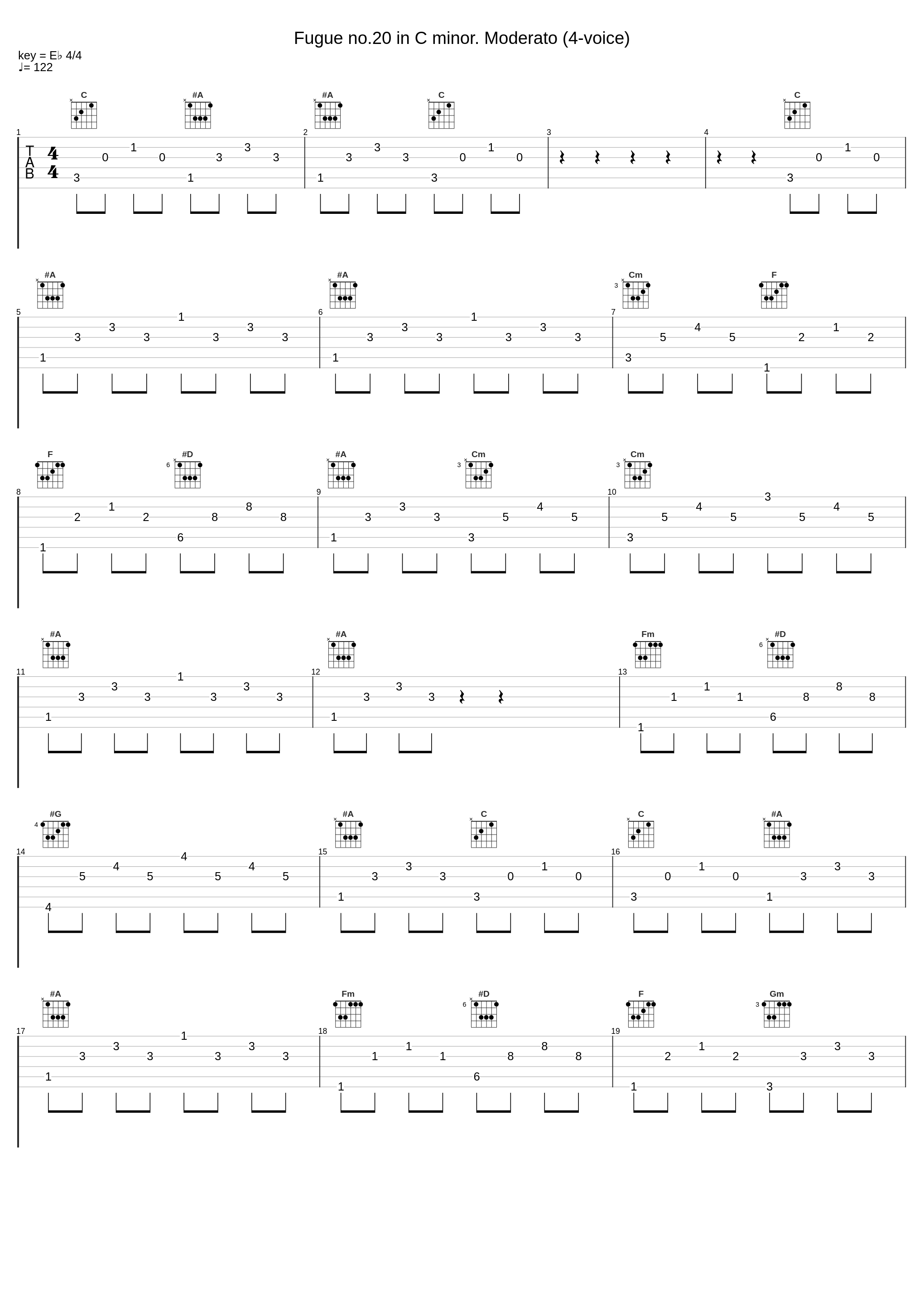 Fugue no.20 in C minor. Moderato (4-voice)_Alexander Melnikov_1