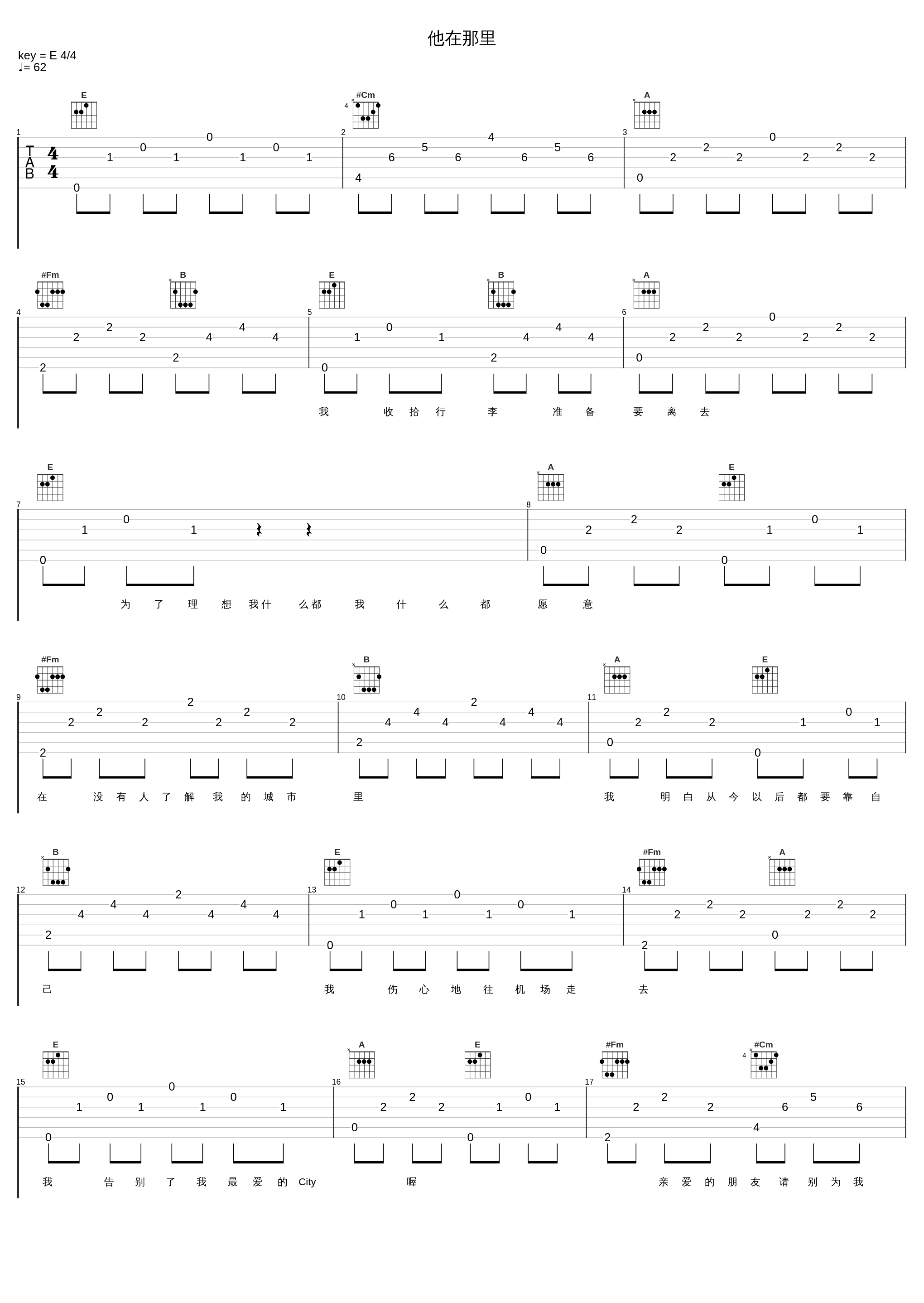 他在那里_张学友_1