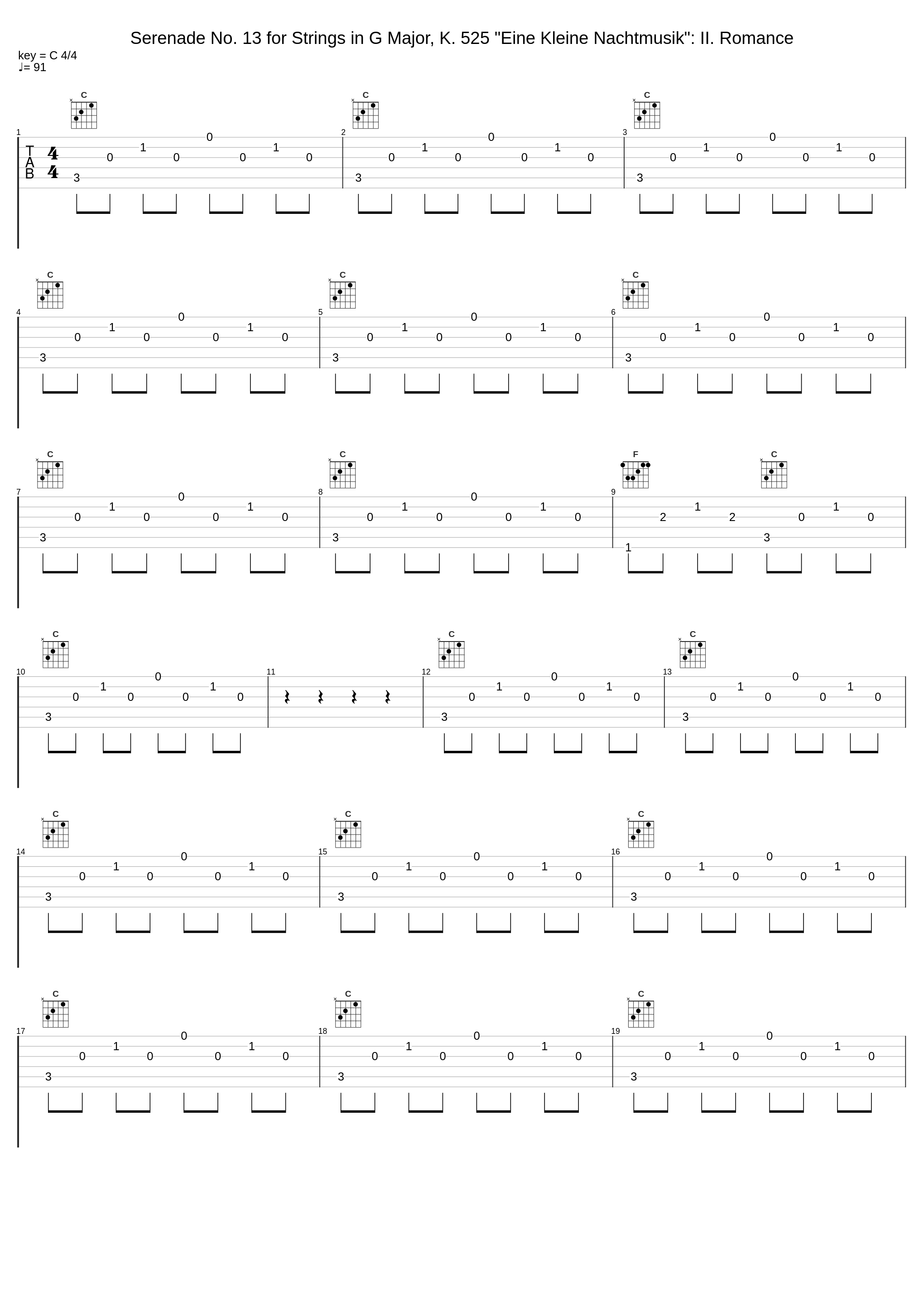 Serenade No. 13 for Strings in G Major, K. 525 "Eine Kleine Nachtmusik": II. Romance_Wiener Philharmoniker,Herbert von Karajan_1