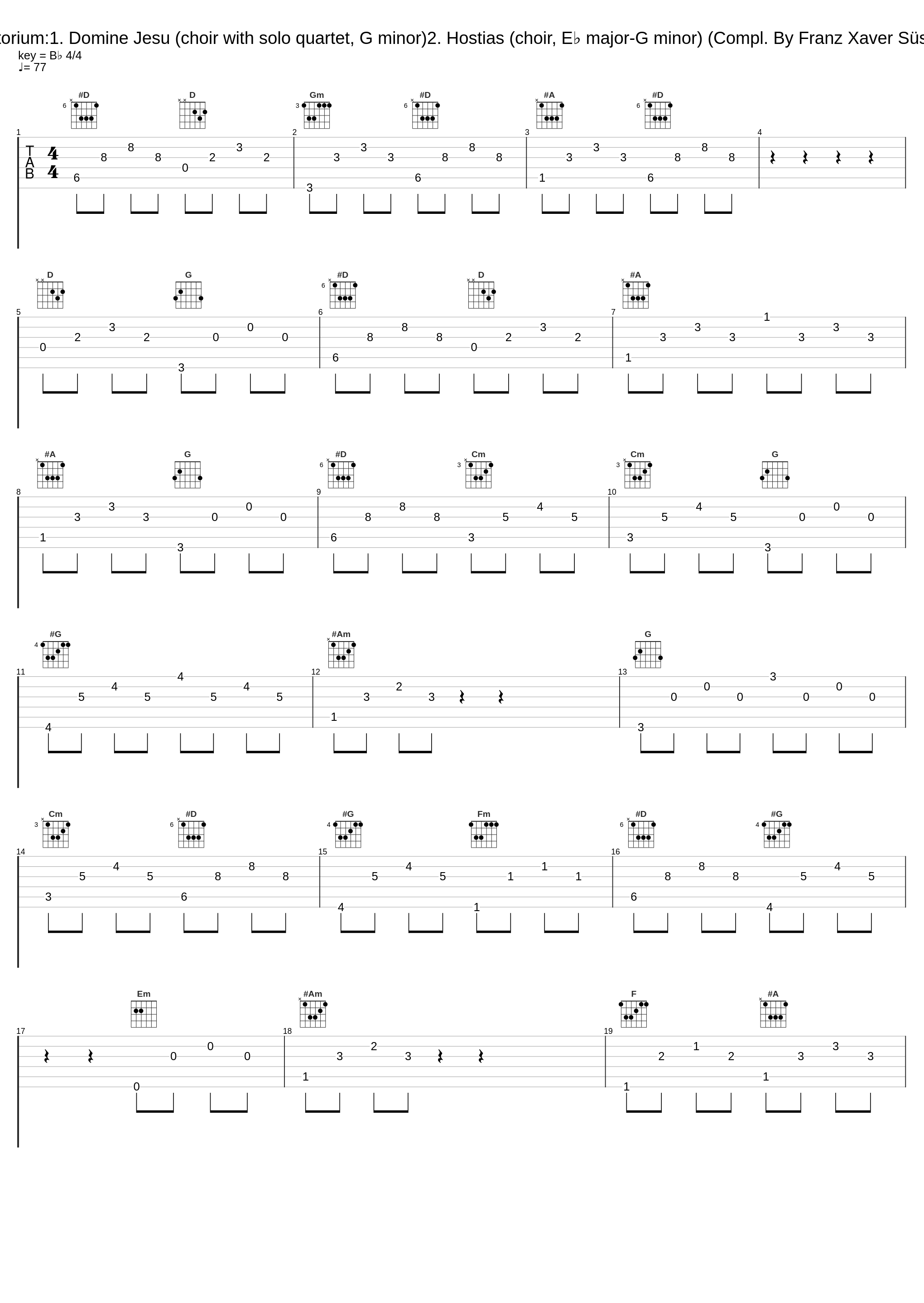 IV. Offertorium:1. Domine Jesu (choir with solo quartet, G minor)2. Hostias (choir, E♭ major-G minor) (Compl. By Franz Xaver Süssmayer)_Wilma Lipp,Hilde Rössel-Majdan,Anton Dermota,Walter Berry,Berliner Philharmoniker,Herbert von Karajan,Wolfgang Meyer,Wiener Singverein_1