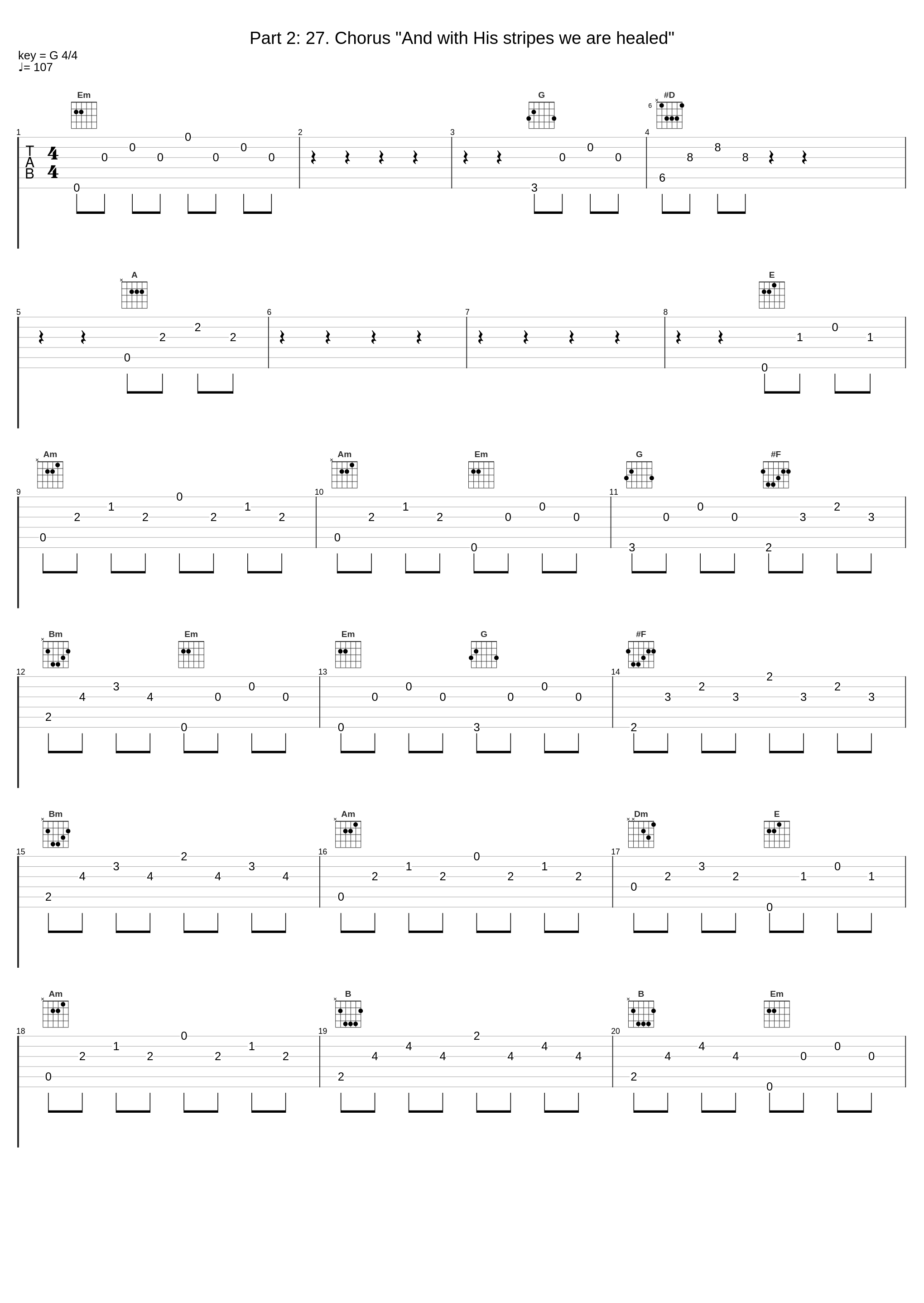Part 2: 27. Chorus "And with His stripes we are healed"_George Friedrich Handel_1