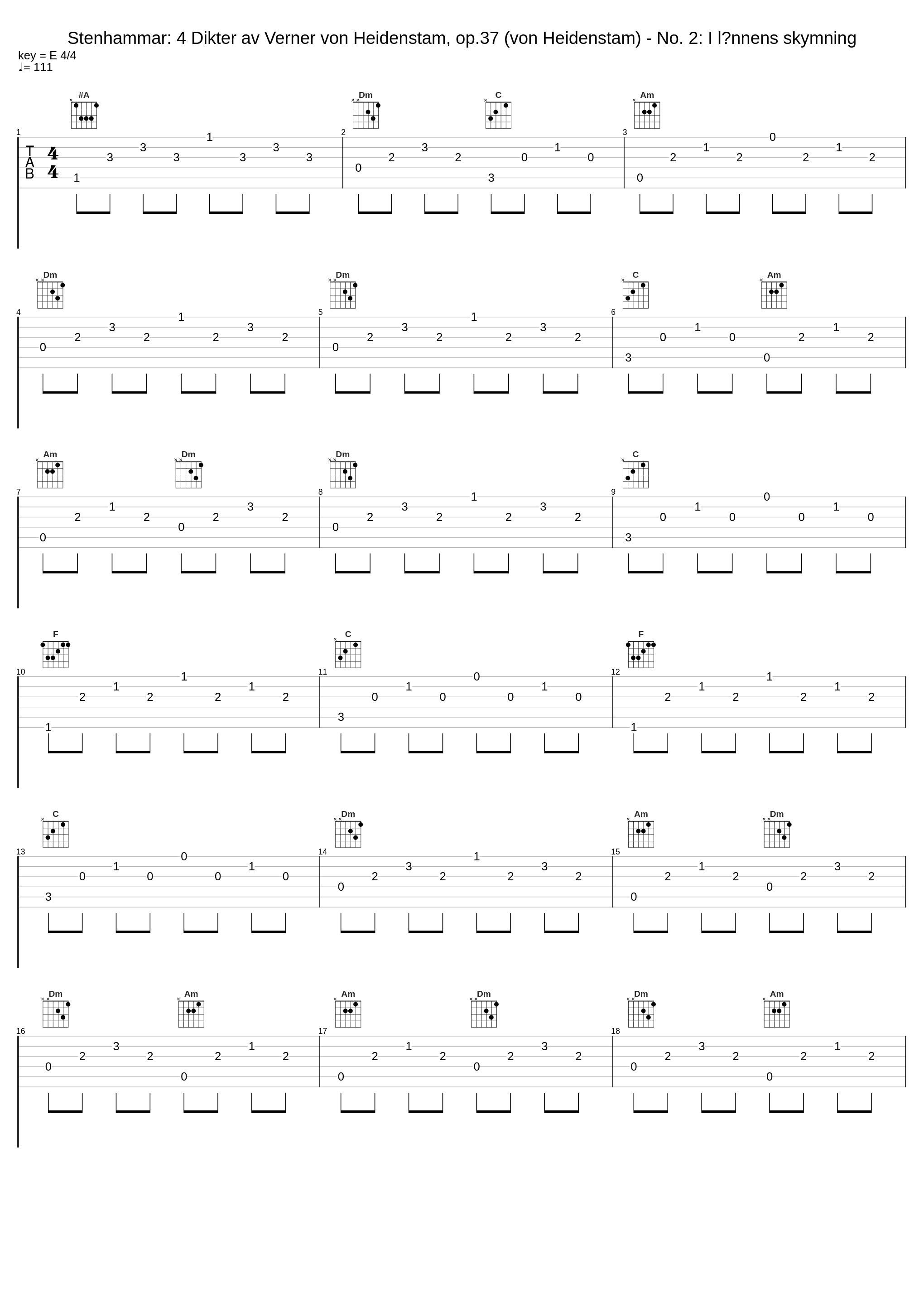 Stenhammar: 4 Dikter av Verner von Heidenstam, op.37 (von Heidenstam) - No. 2: I lönnens skymning_Anne Sofie von Otter,Bengt Forsberg_1