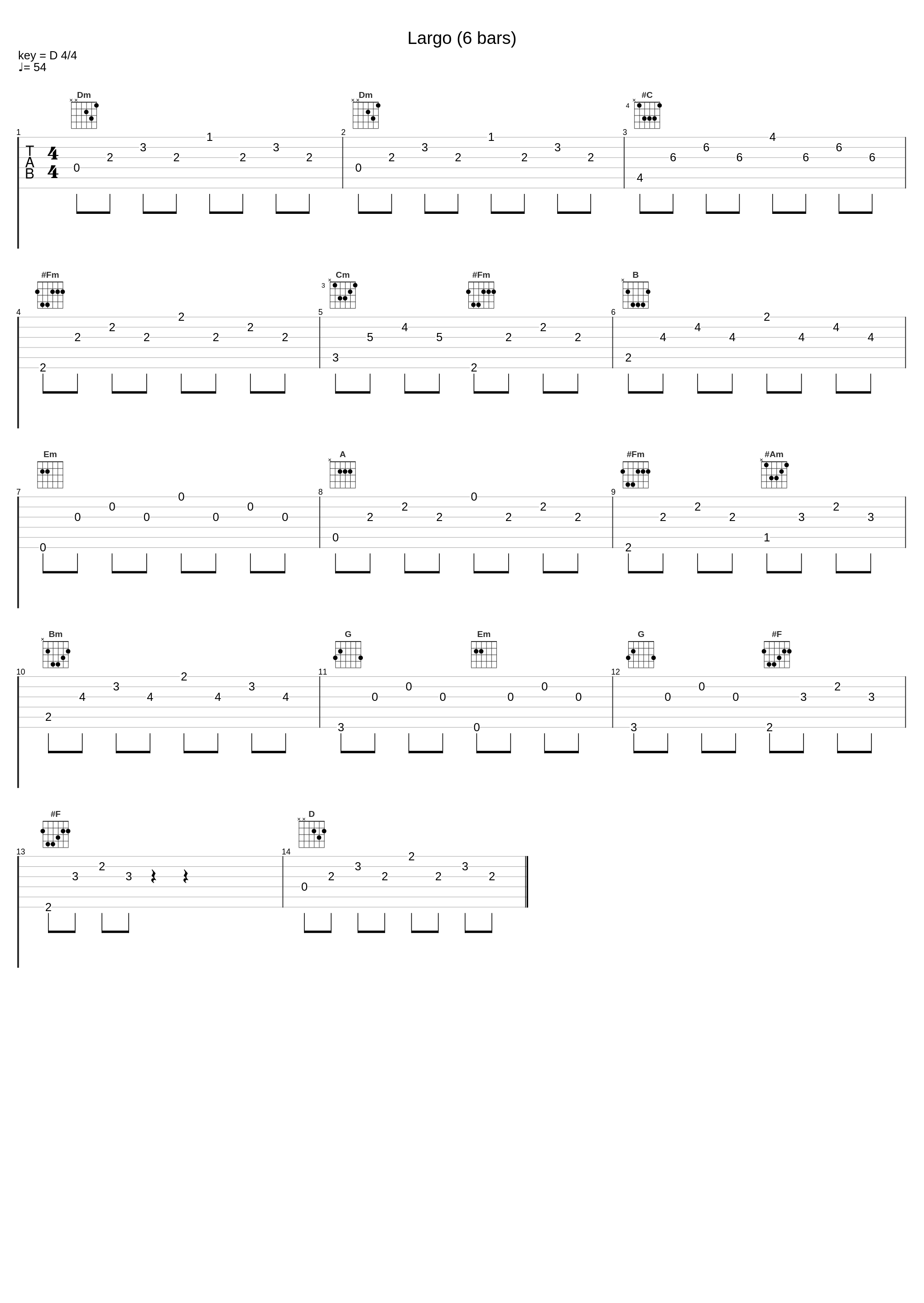 Largo (6 bars)_George Friedrich Handel_1