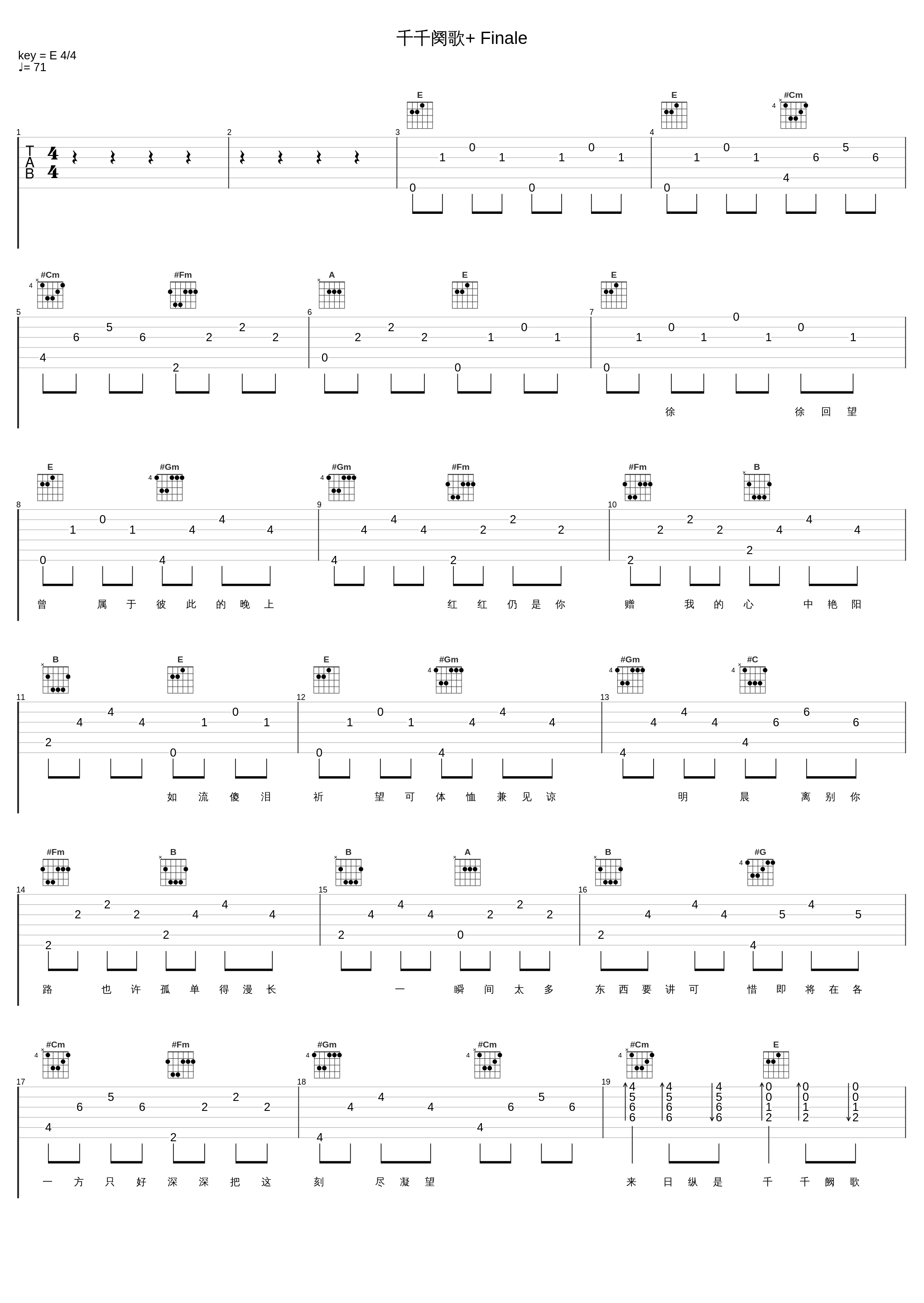 千千阕歌+ Finale_陈慧娴_1