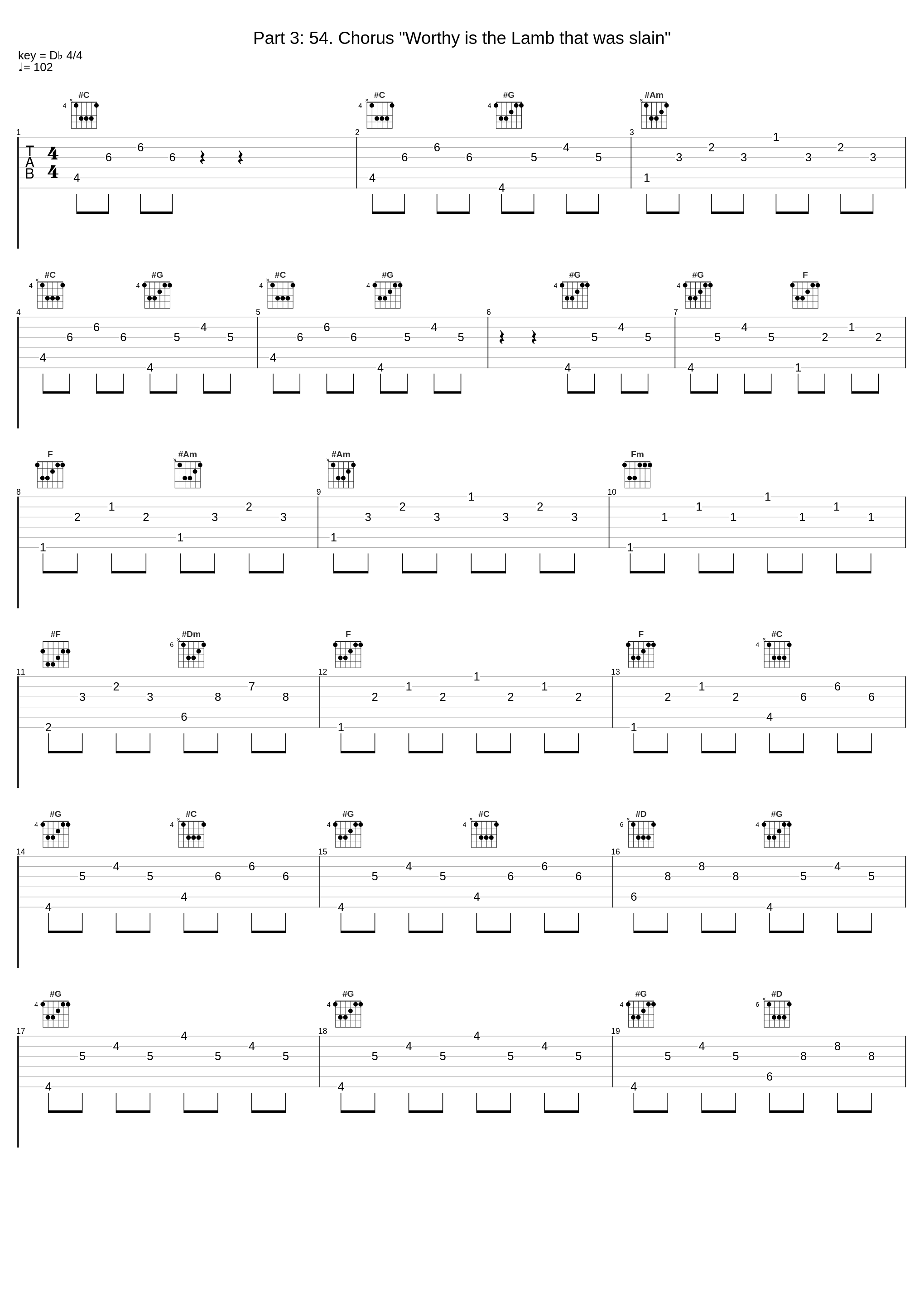 Part 3: 54. Chorus "Worthy is the Lamb that was slain"_The Sixteen,George Friedrich Handel_1