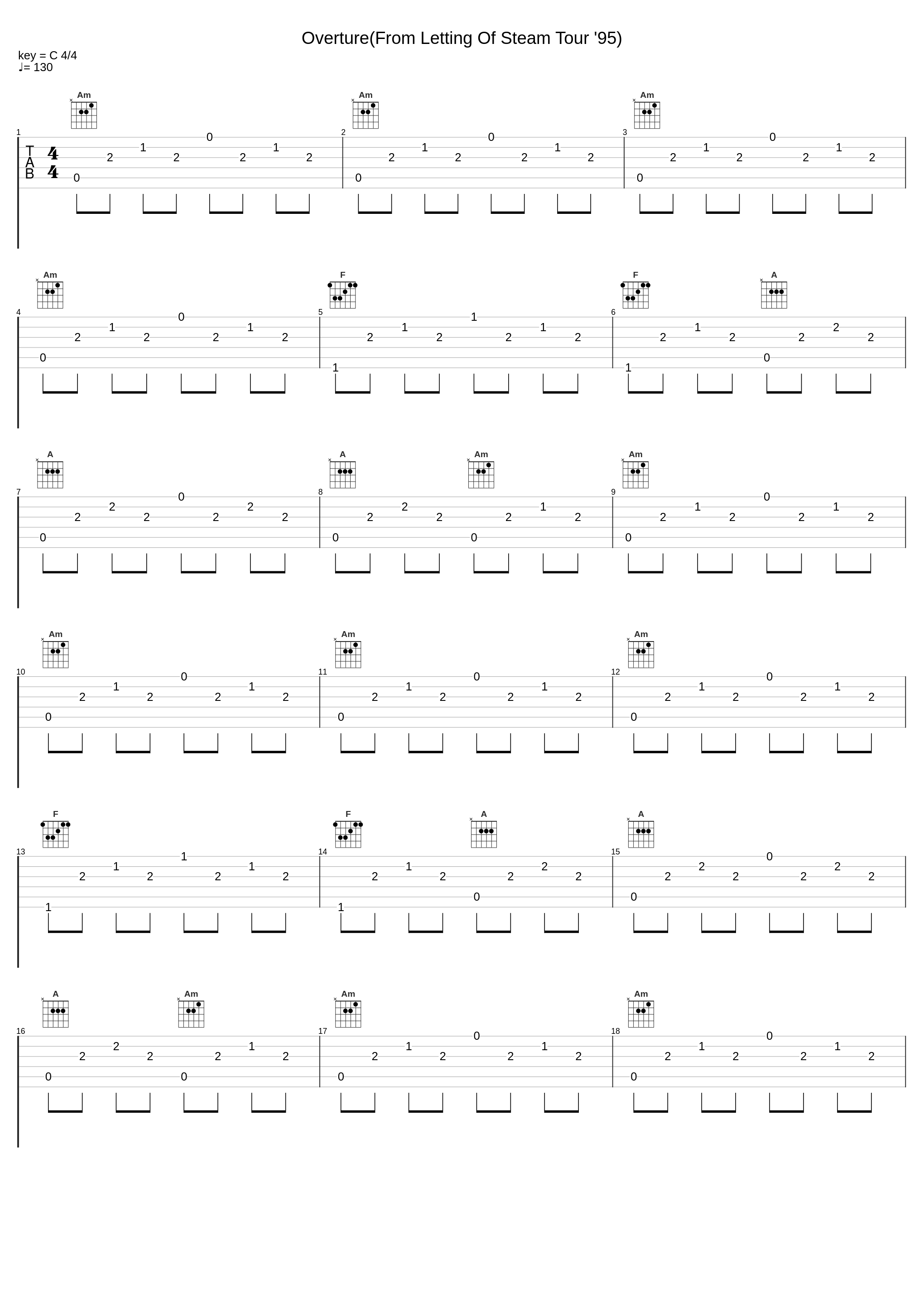 Overture(From Letting Of Steam Tour '95)_East 17_1