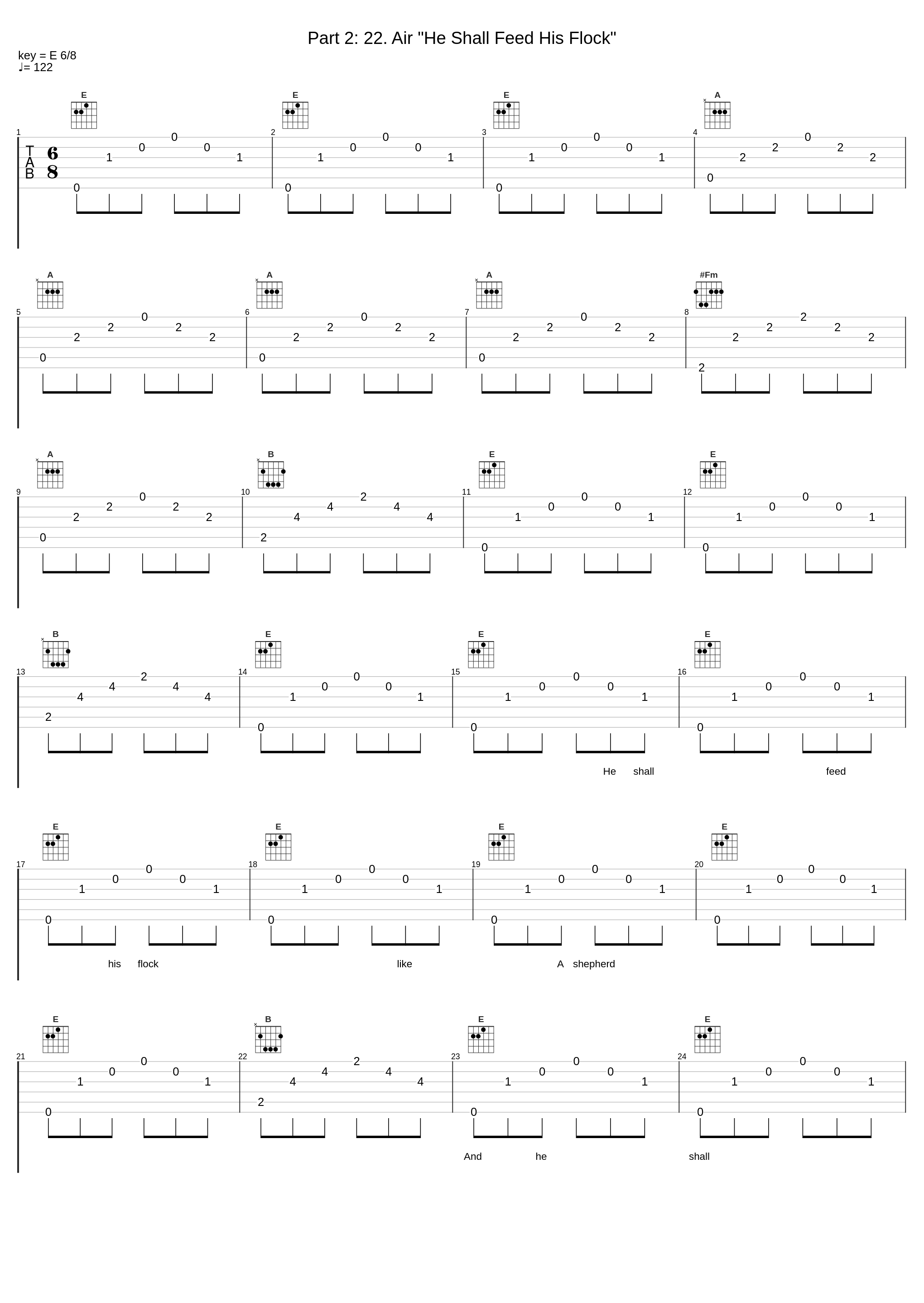 Part 2: 22. Air "He Shall Feed His Flock"_The Sixteen,George Friedrich Handel_1