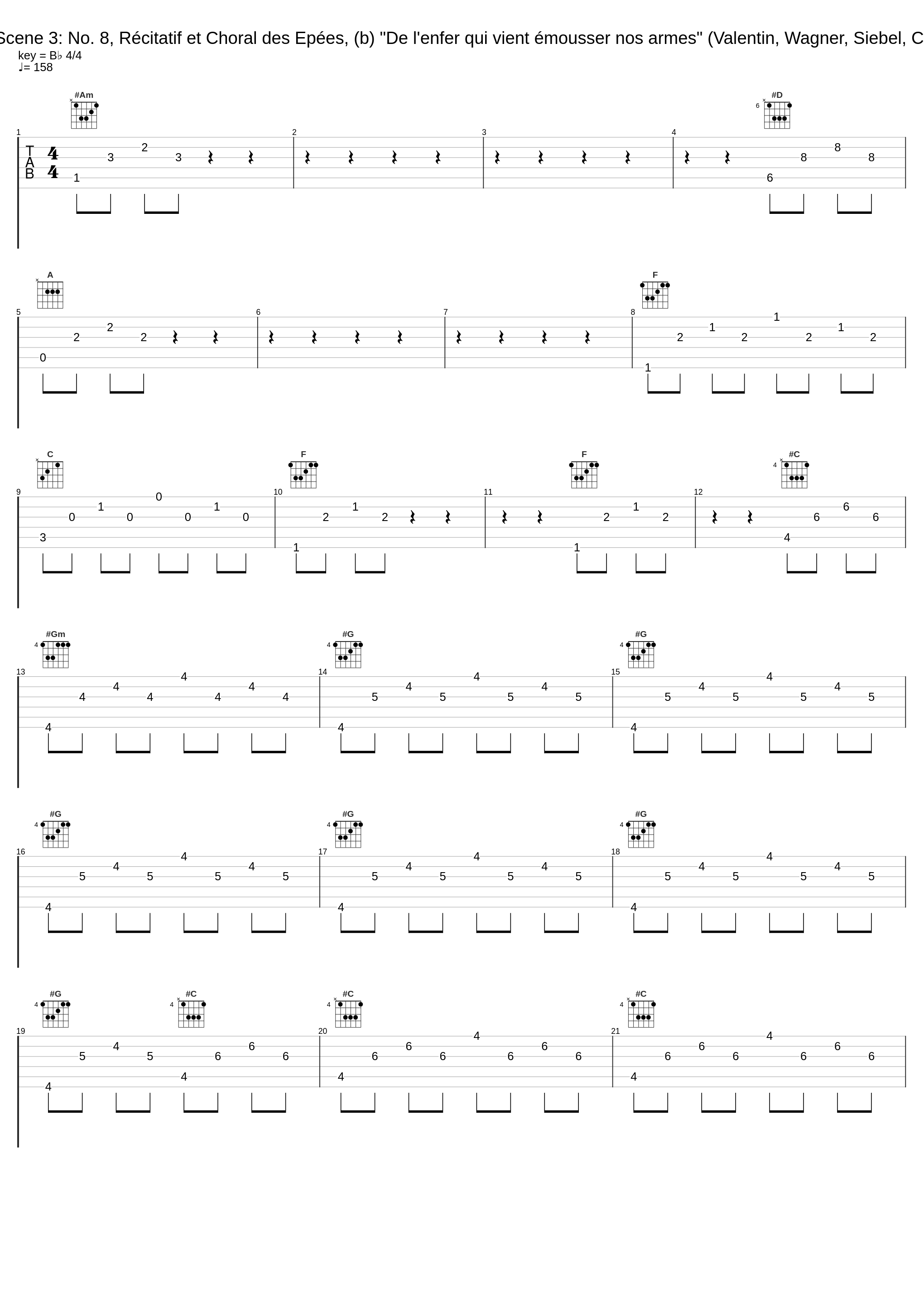 Act 2 Scene 3: No. 8, Récitatif et Choral des Epées, (b) "De l'enfer qui vient émousser nos armes" (Valentin, Wagner, Siebel, Choeur)_Victoria De Los Angeles,Chœurs du Théâtre National de l’Opéra de Paris,Ernest Blanc,Henriette Puig-Roget,Liliane Berton,Victor Autran_1