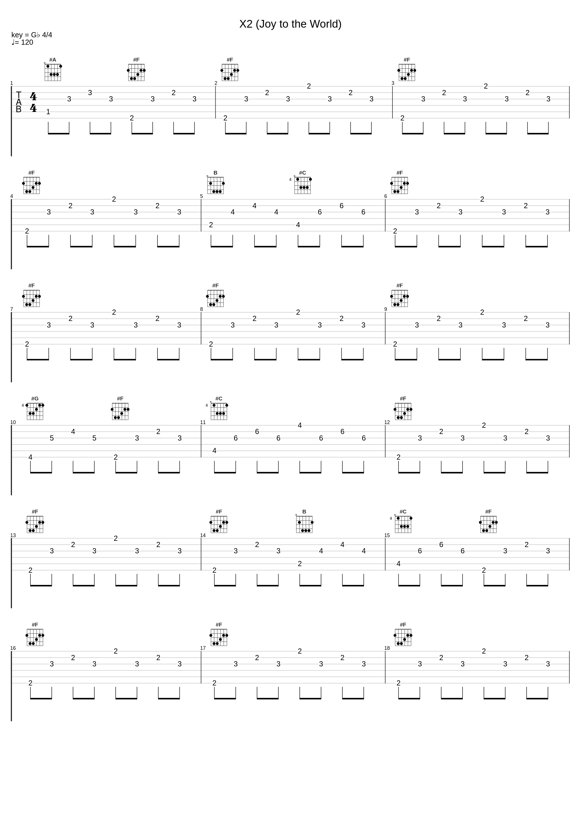 X2 (Joy to the World)_Soo Guitar,George Friedrich Handel_1