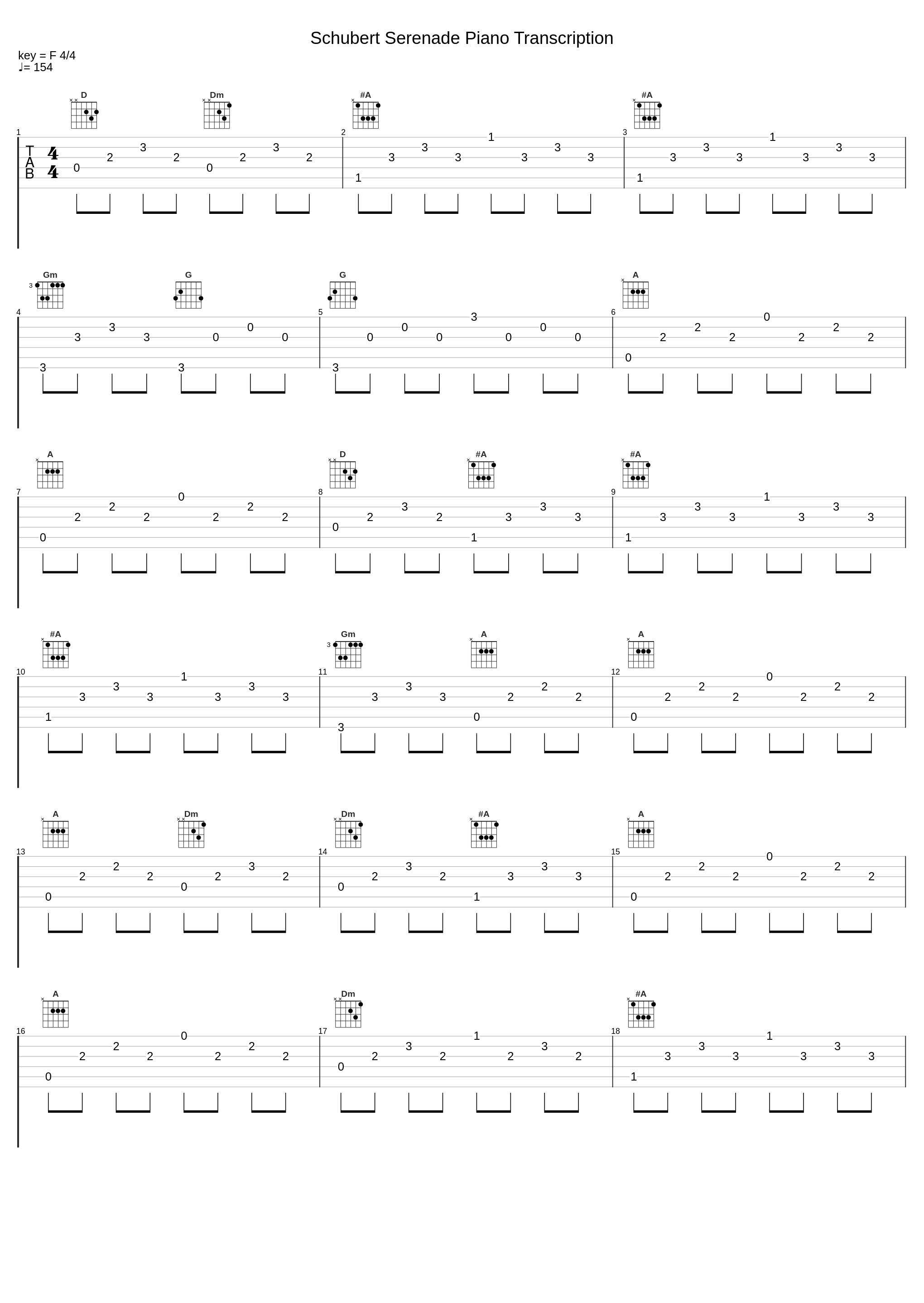 Schubert Serenade Piano Transcription_Chong Park_1
