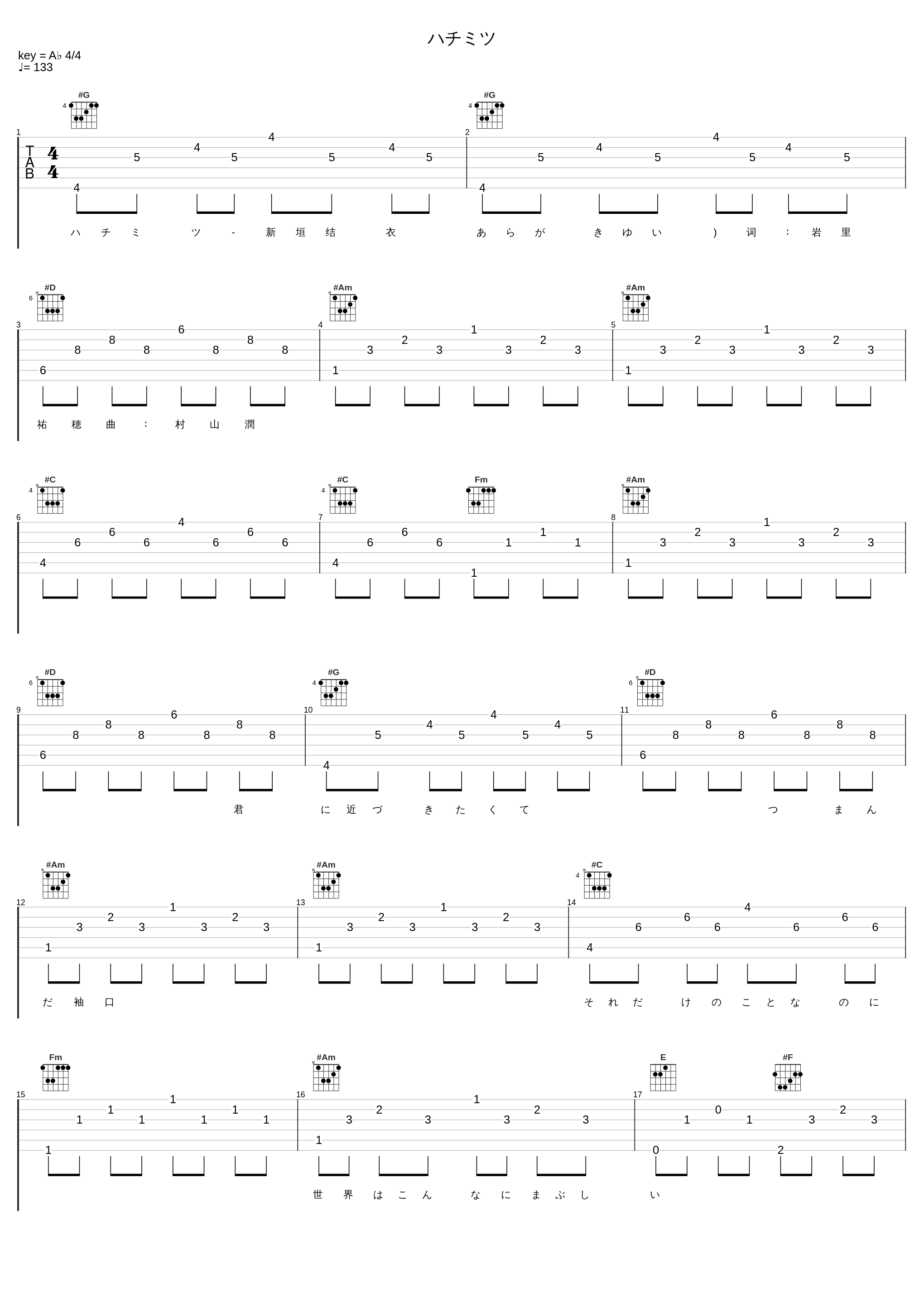 ハチミツ_新垣结衣_1