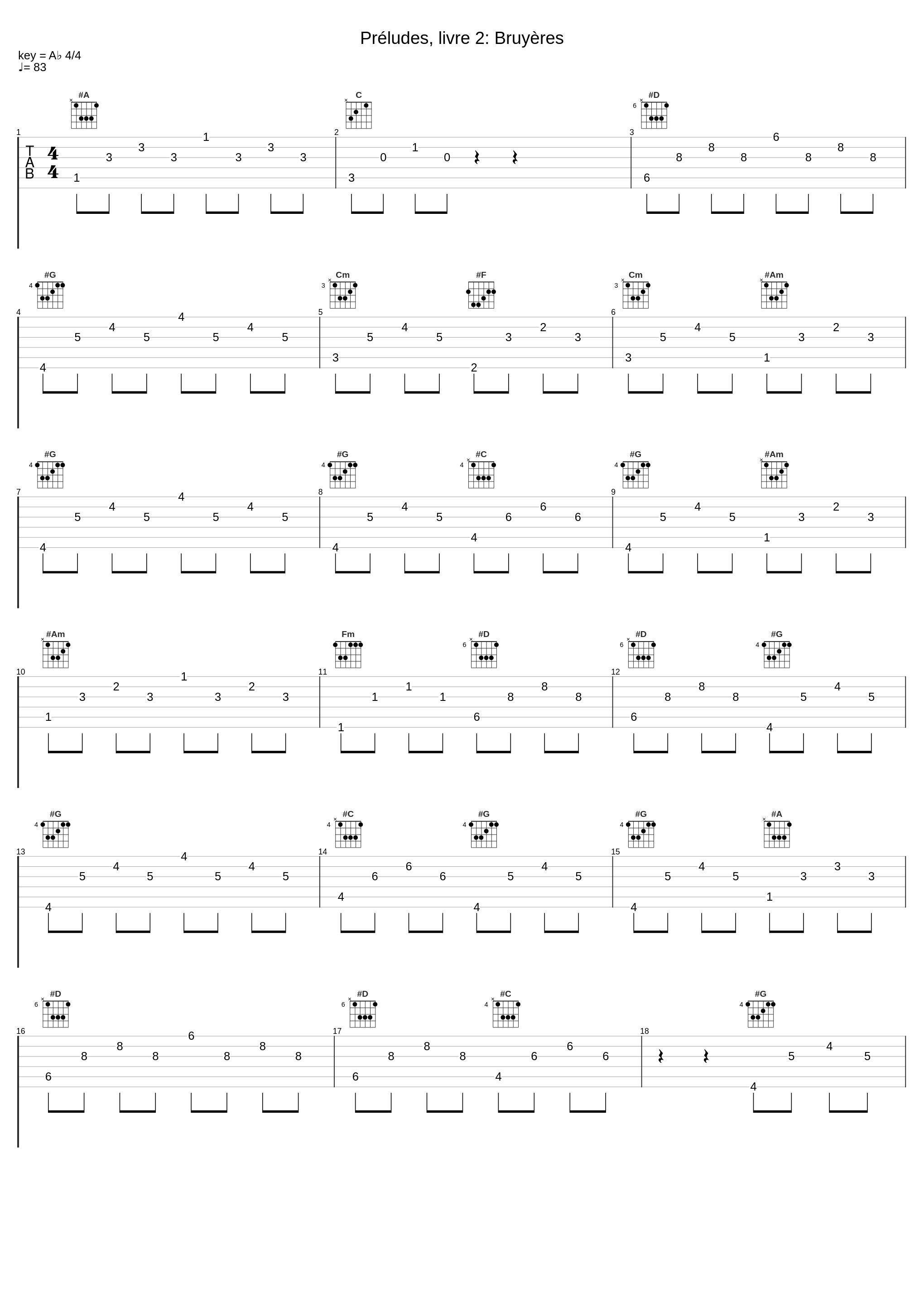 Préludes, livre 2: Bruyères_Friedrich Gulda_1