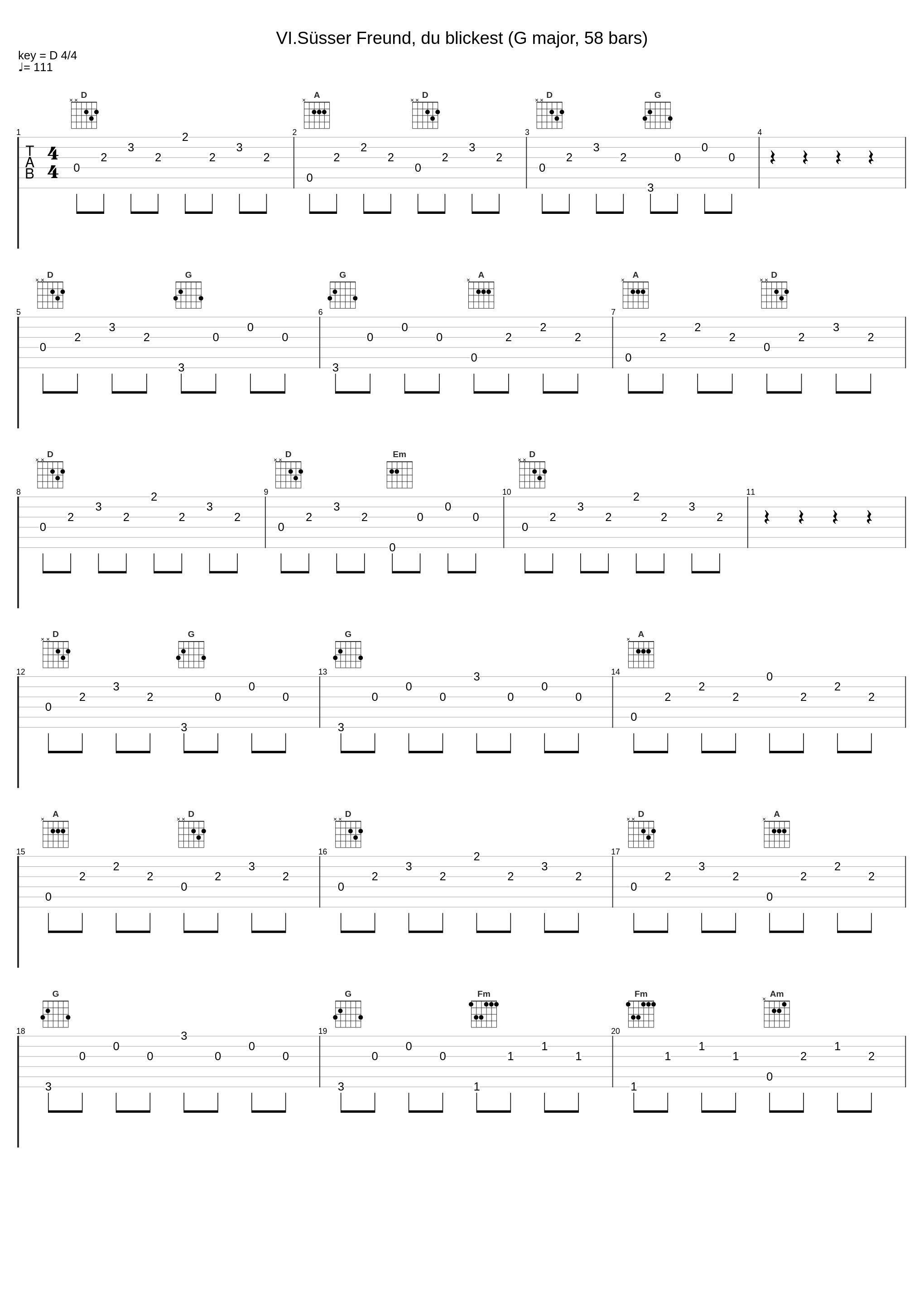 VI.Süsser Freund, du blickest (G major, 58 bars)_Anne Sofie von Otter,Bengt Forsberg_1