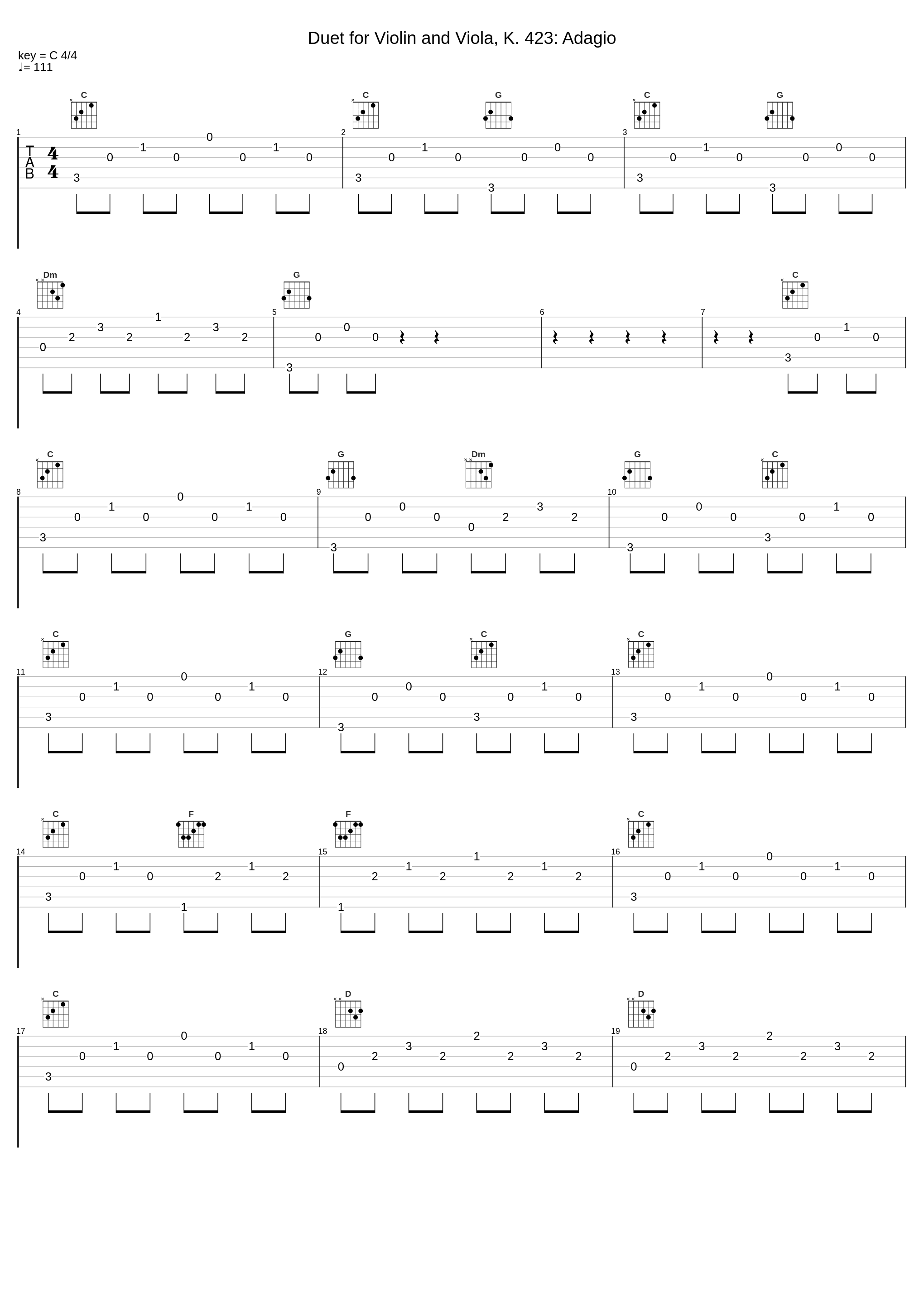 Duet for Violin and Viola, K. 423: Adagio_Ivan Dolgunov_1