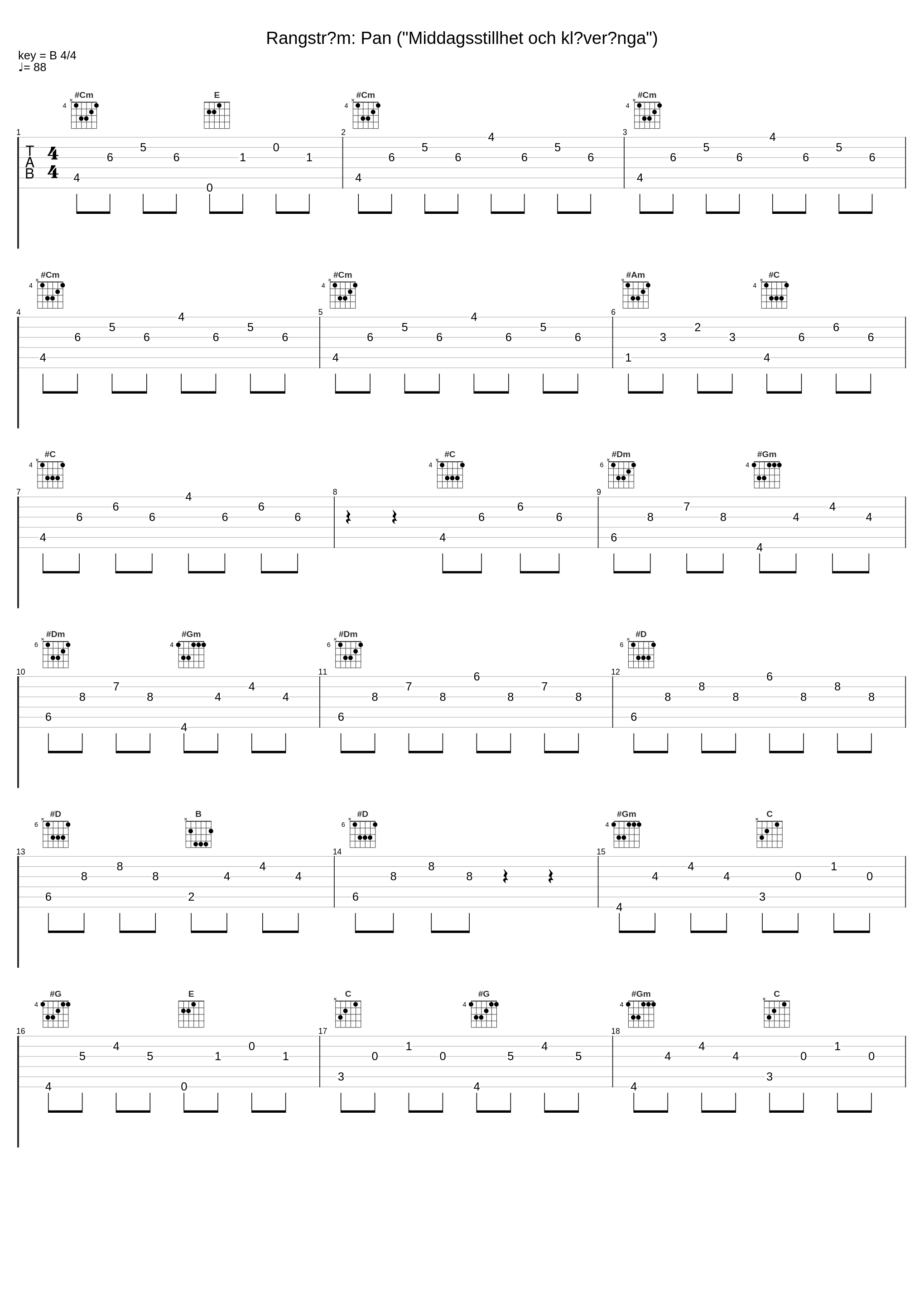 Rangström: Pan ("Middagsstillhet och klöverånga")_Anne Sofie von Otter,Bengt Forsberg_1