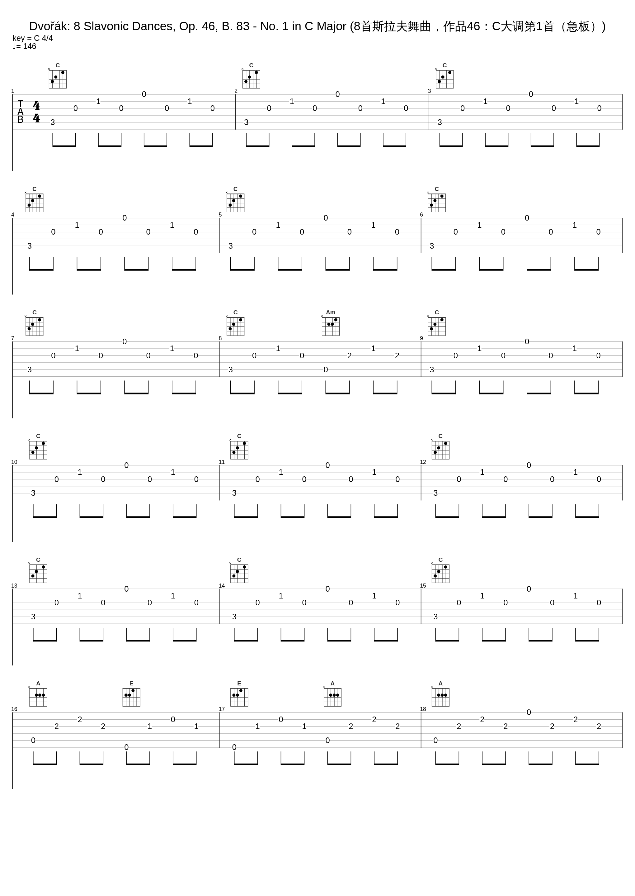 Dvořák: 8 Slavonic Dances, Op. 46, B. 83 - No. 1 in C Major (8首斯拉夫舞曲，作品46：C大调第1首（急板）)_Berliner Philharmoniker,Herbert von Karajan_1