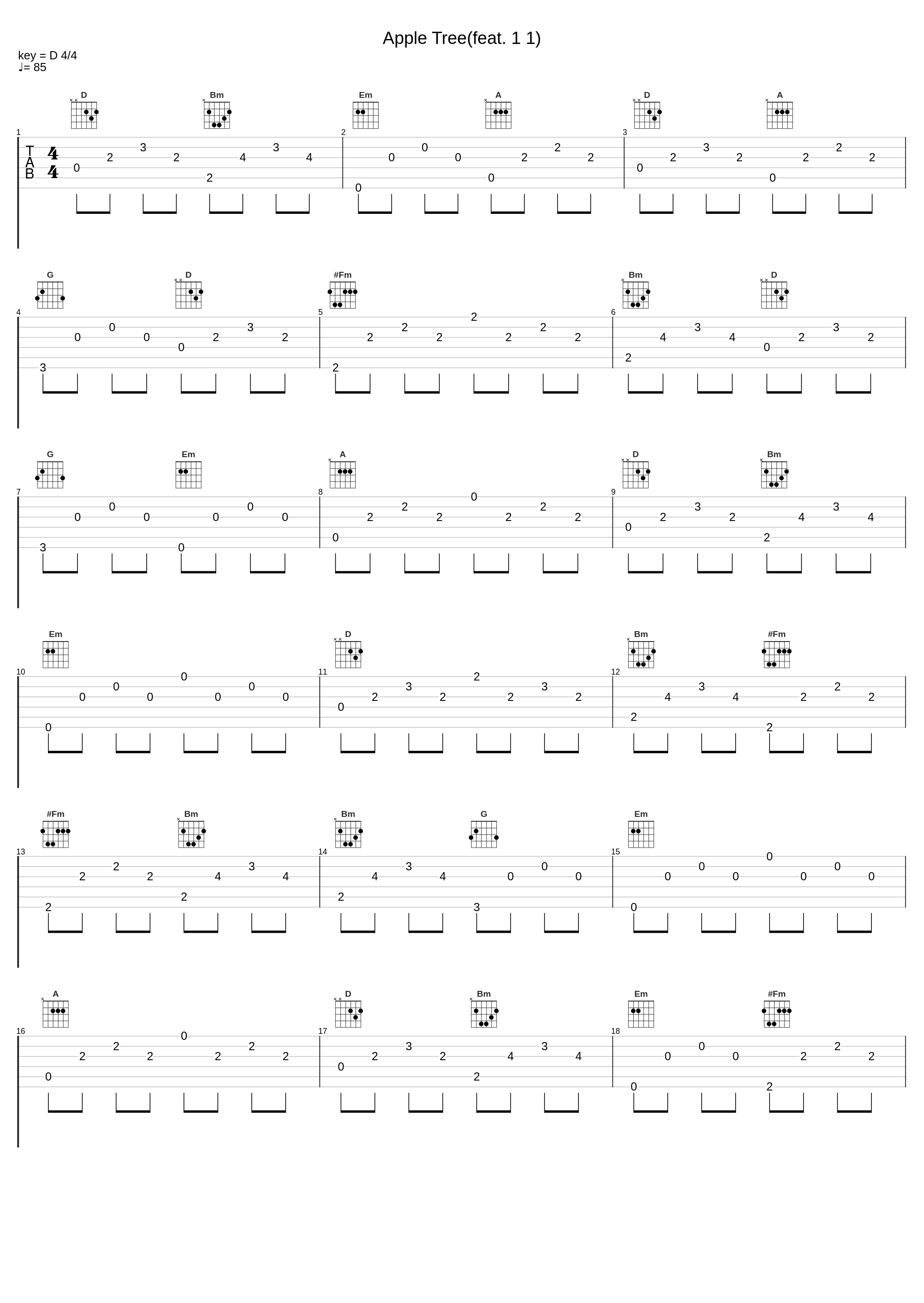 Apple Tree(feat. 1 1)_weston,1 1_1