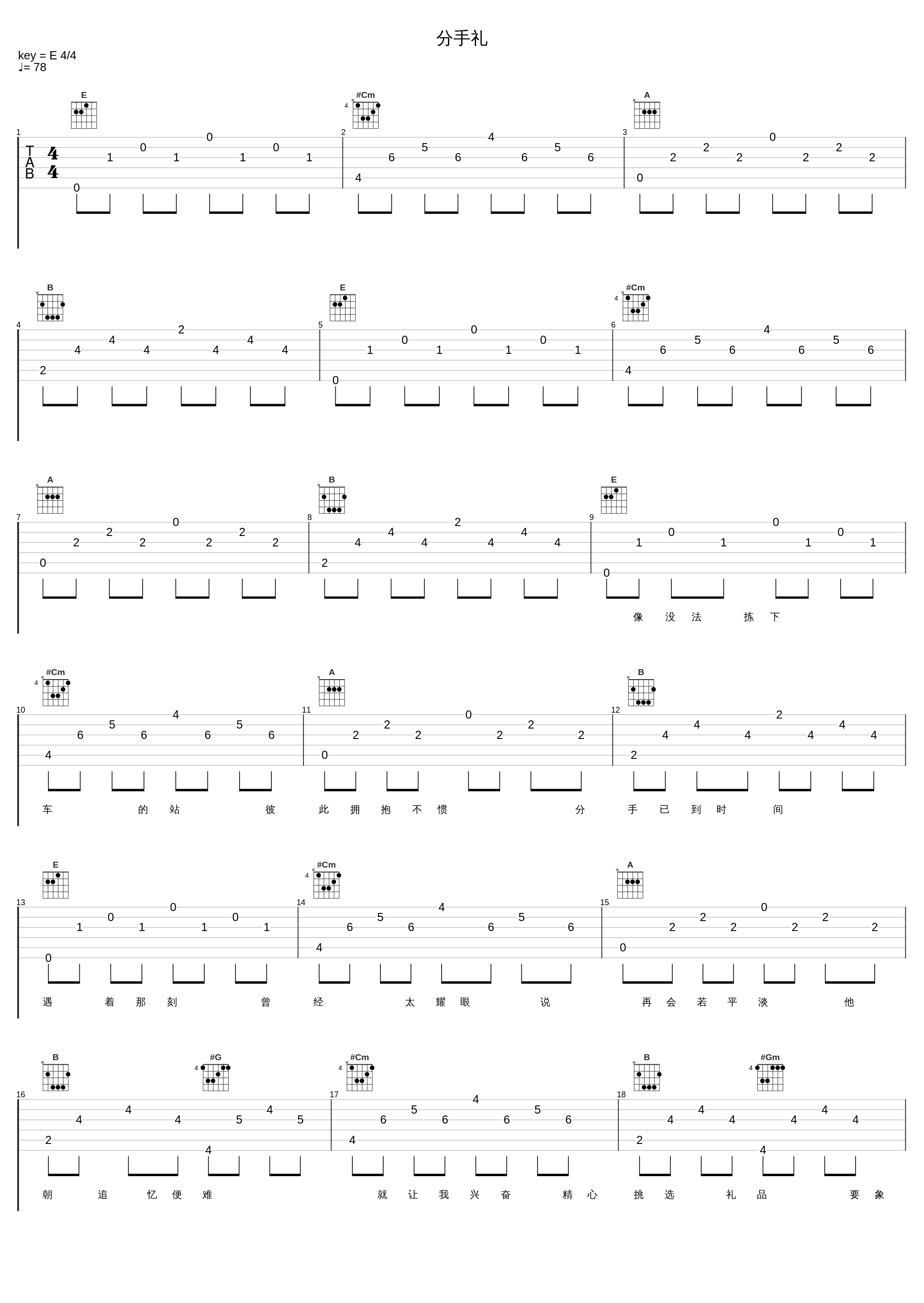 分手礼_梁咏琪_1