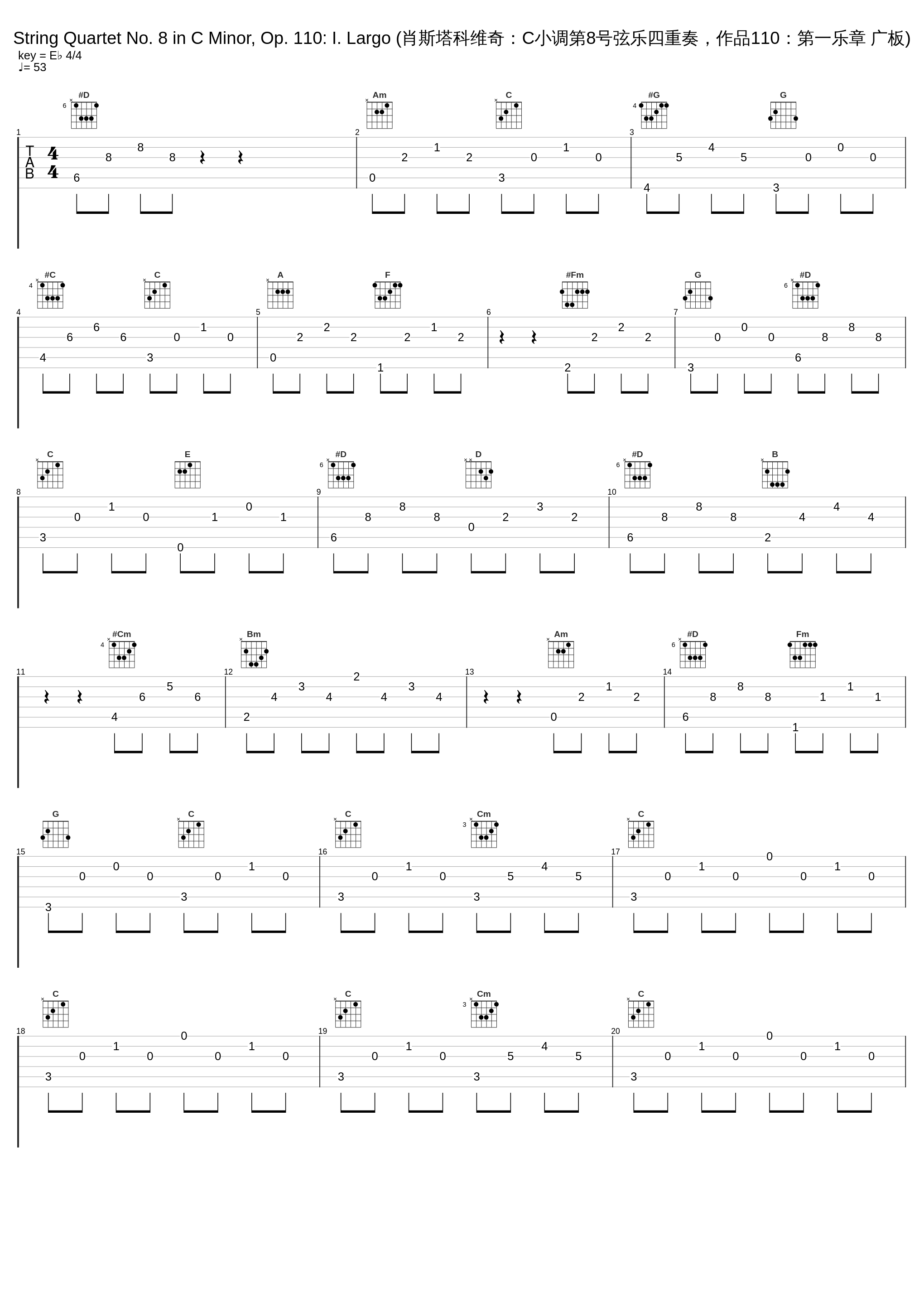 String Quartet No. 8 in C Minor, Op. 110: I. Largo (肖斯塔科维奇：C小调第8号弦乐四重奏，作品110：第一乐章 广板)_Classical Artists,Ottorino Respighi,London Philharmonic,Lorin Maazel_1