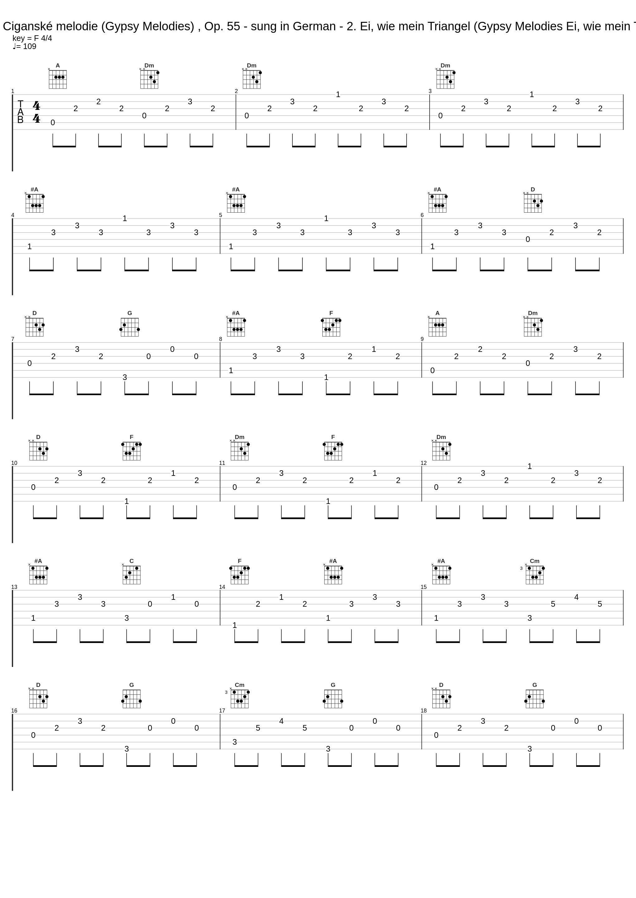 Dvořák: Ciganské melodie (Gypsy Melodies) , Op. 55 - sung in German - 2. Ei, wie mein Triangel (Gypsy Melodies Ei, wie mein Triangel)_Anne Sofie von Otter,Bengt Forsberg_1